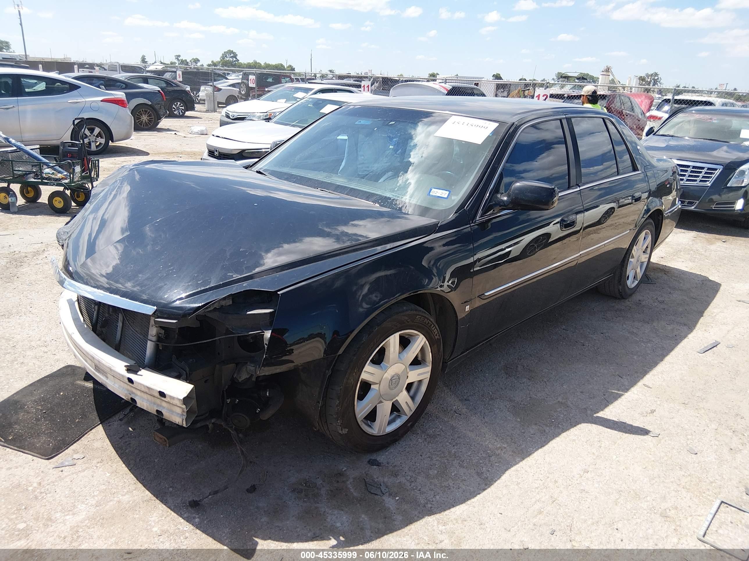 2007 Cadillac Dts Luxury I Black vin: 1G6KD57YX7U208155
