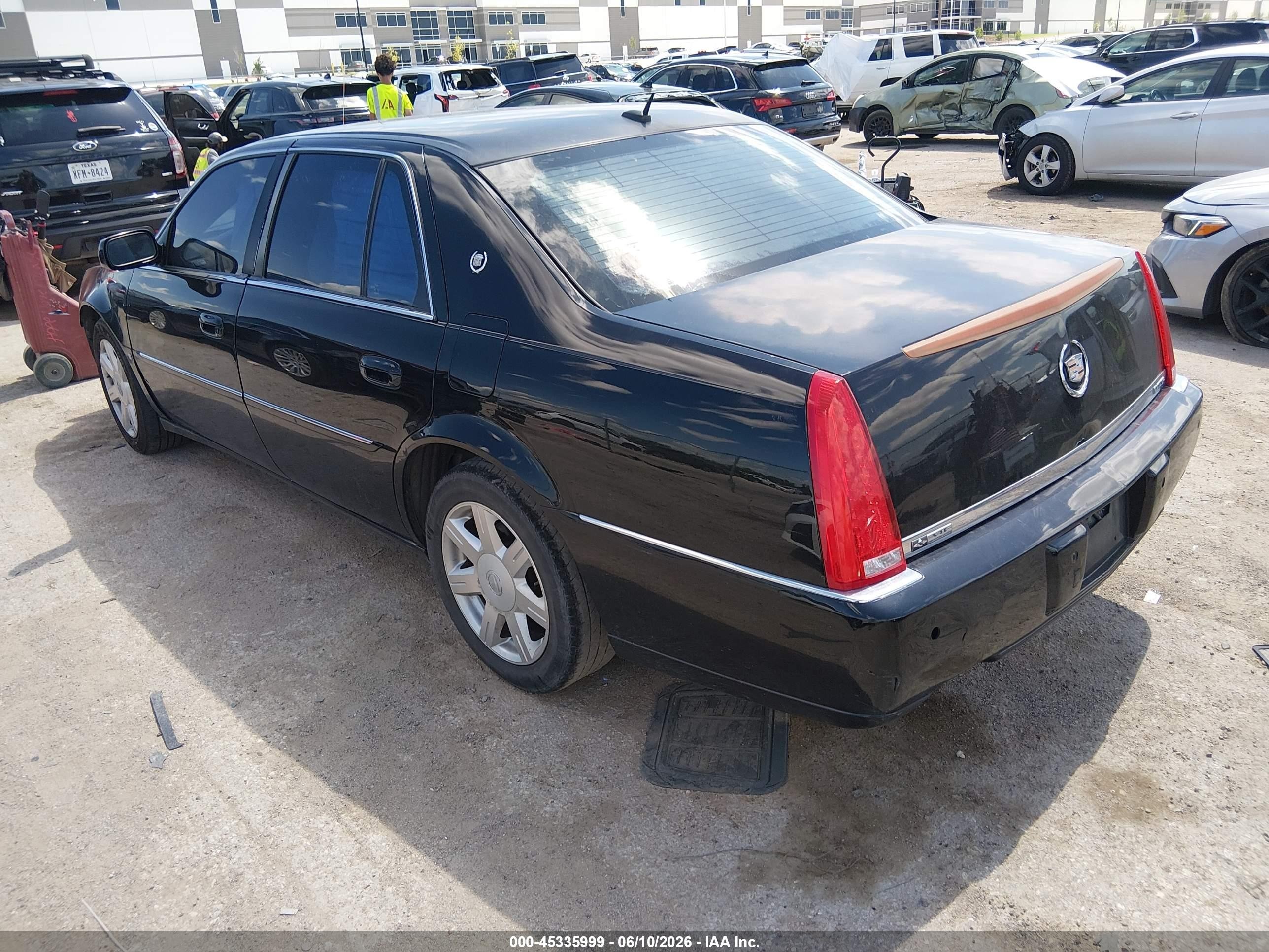 2007 Cadillac Dts Luxury I Black vin: 1G6KD57YX7U208155