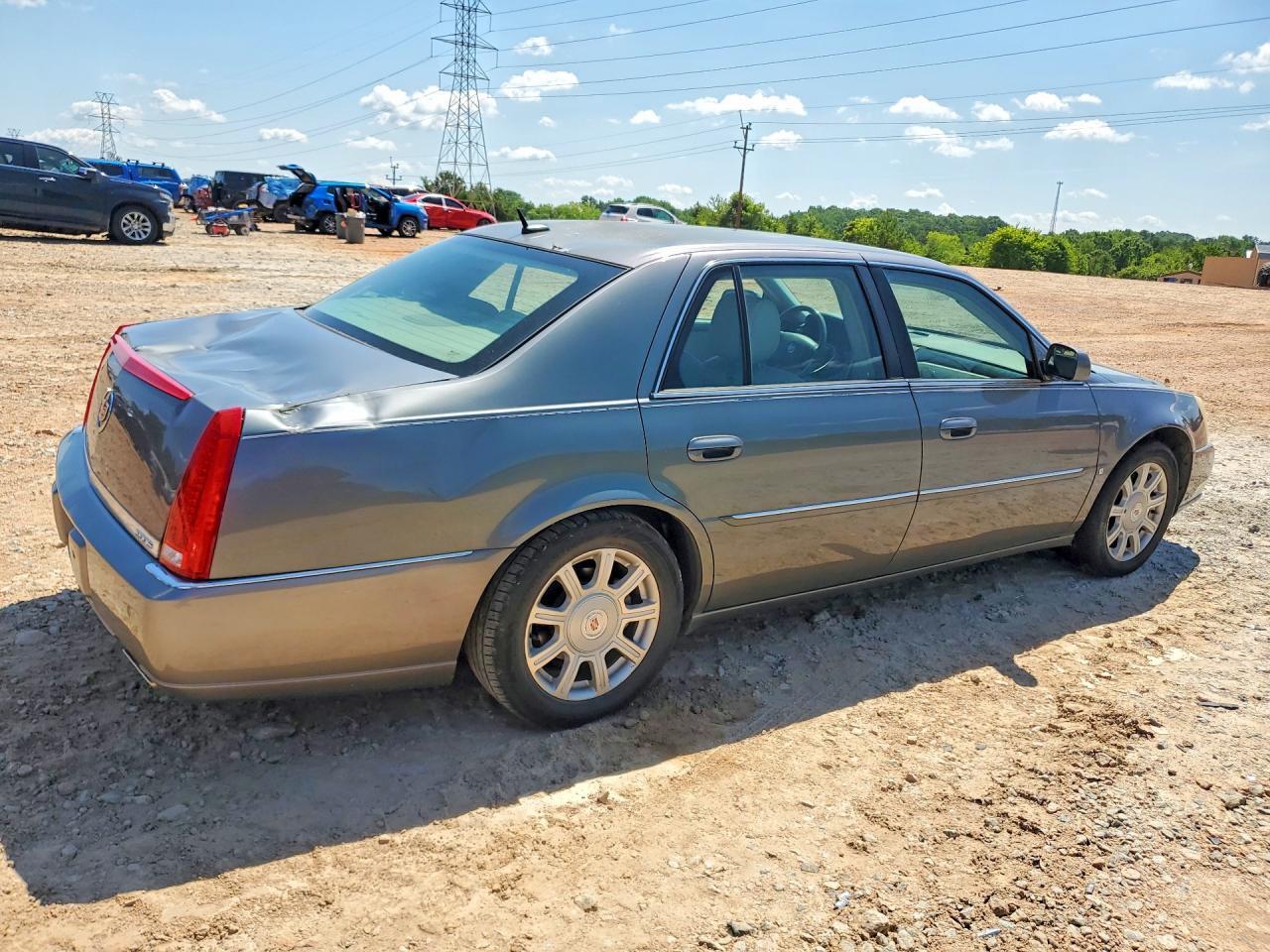 2008 Cadillac Dts Gray vin: 1G6KD57YX8U150176