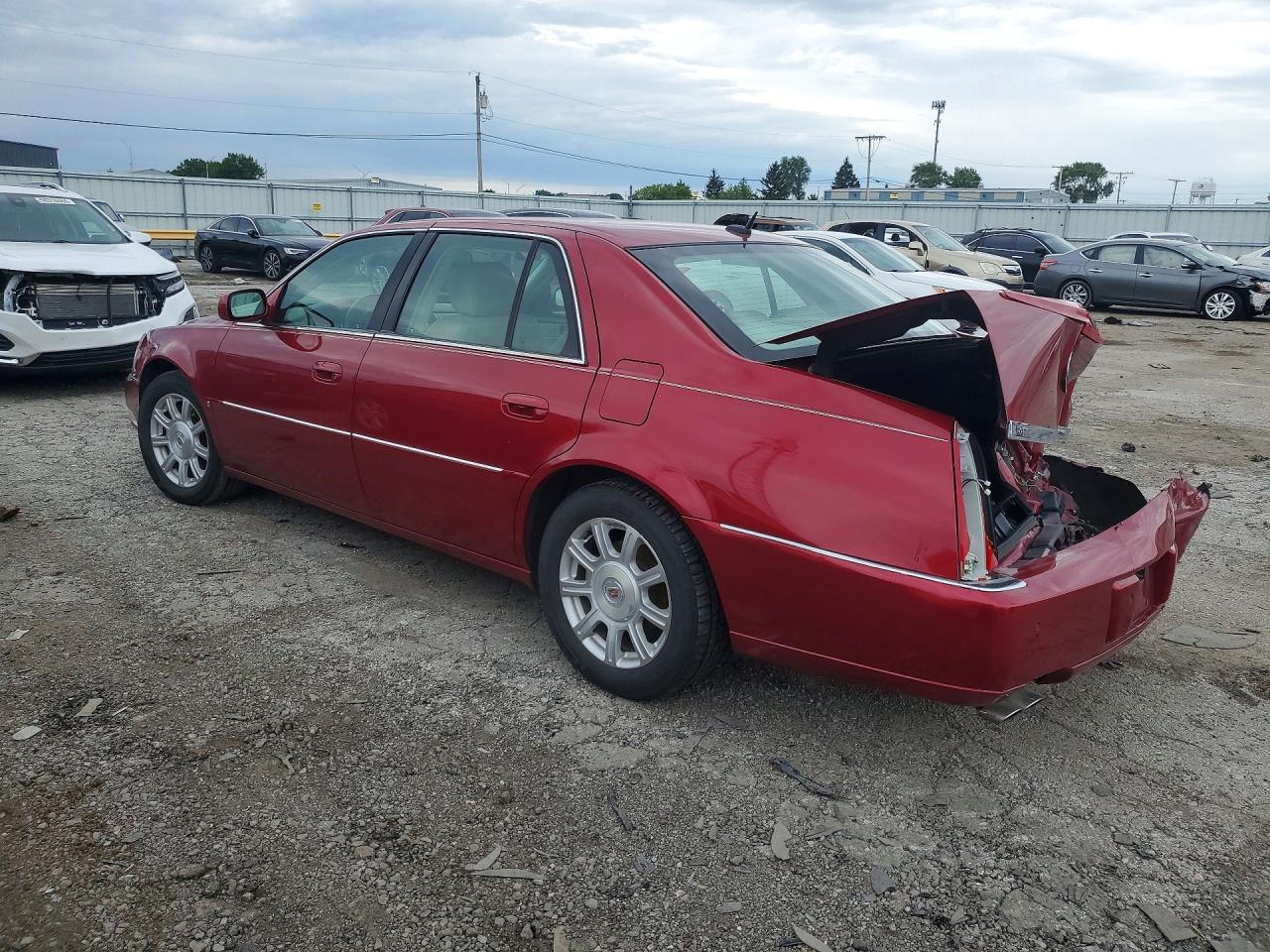 2008 Cadillac Dts Red vin: 1G6KD57YX8U155362