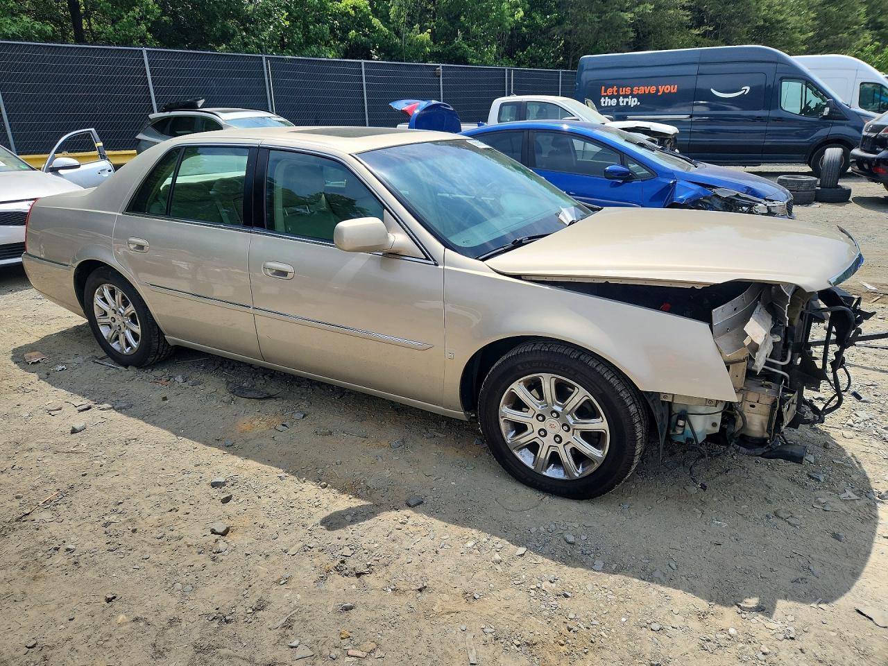 2009 Cadillac Dts Tan vin: 1G6KD57YX9U112898