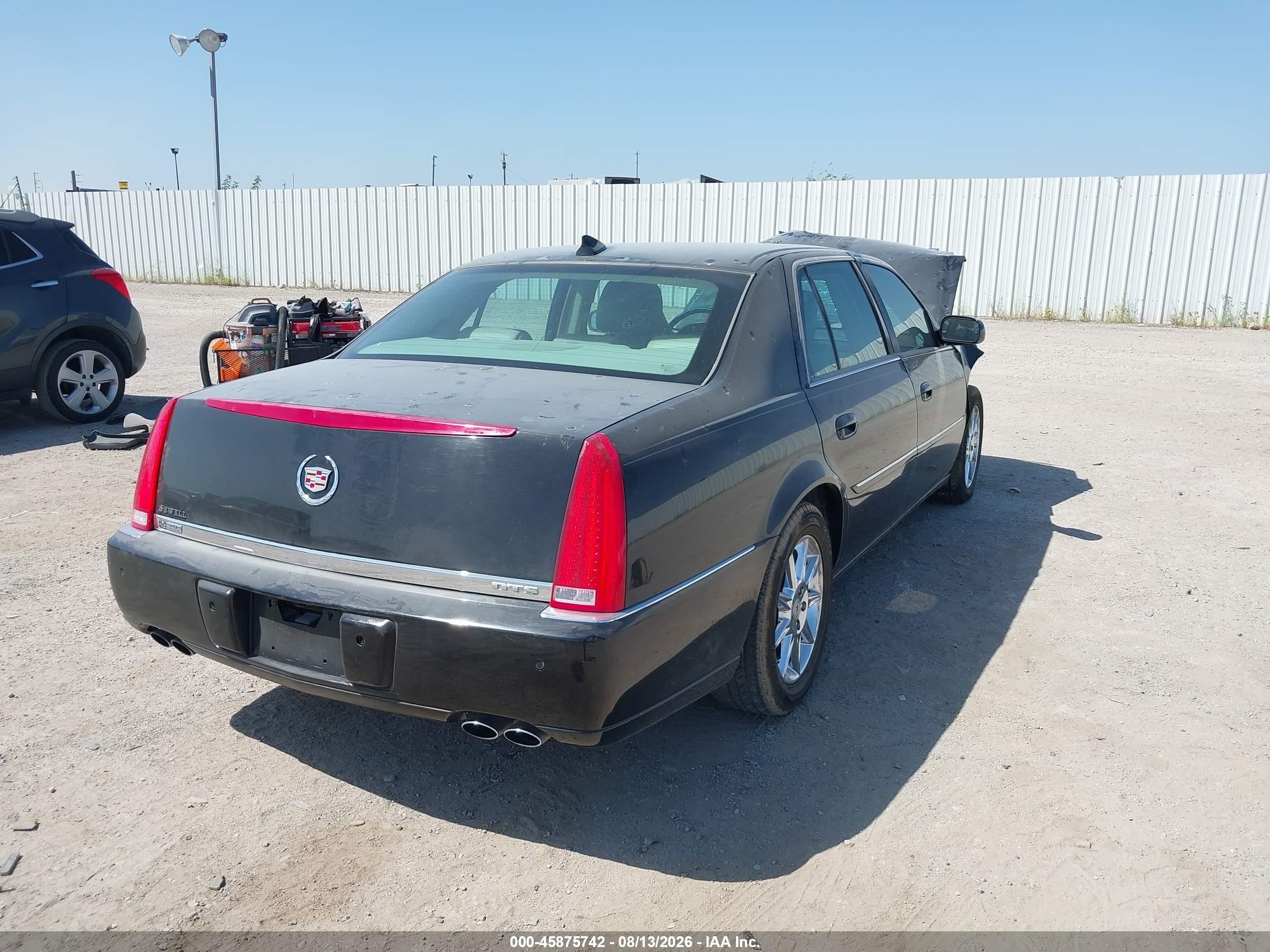 2011 Cadillac Dts Luxury Collection Black vin: 1G6KD5E65BU123282