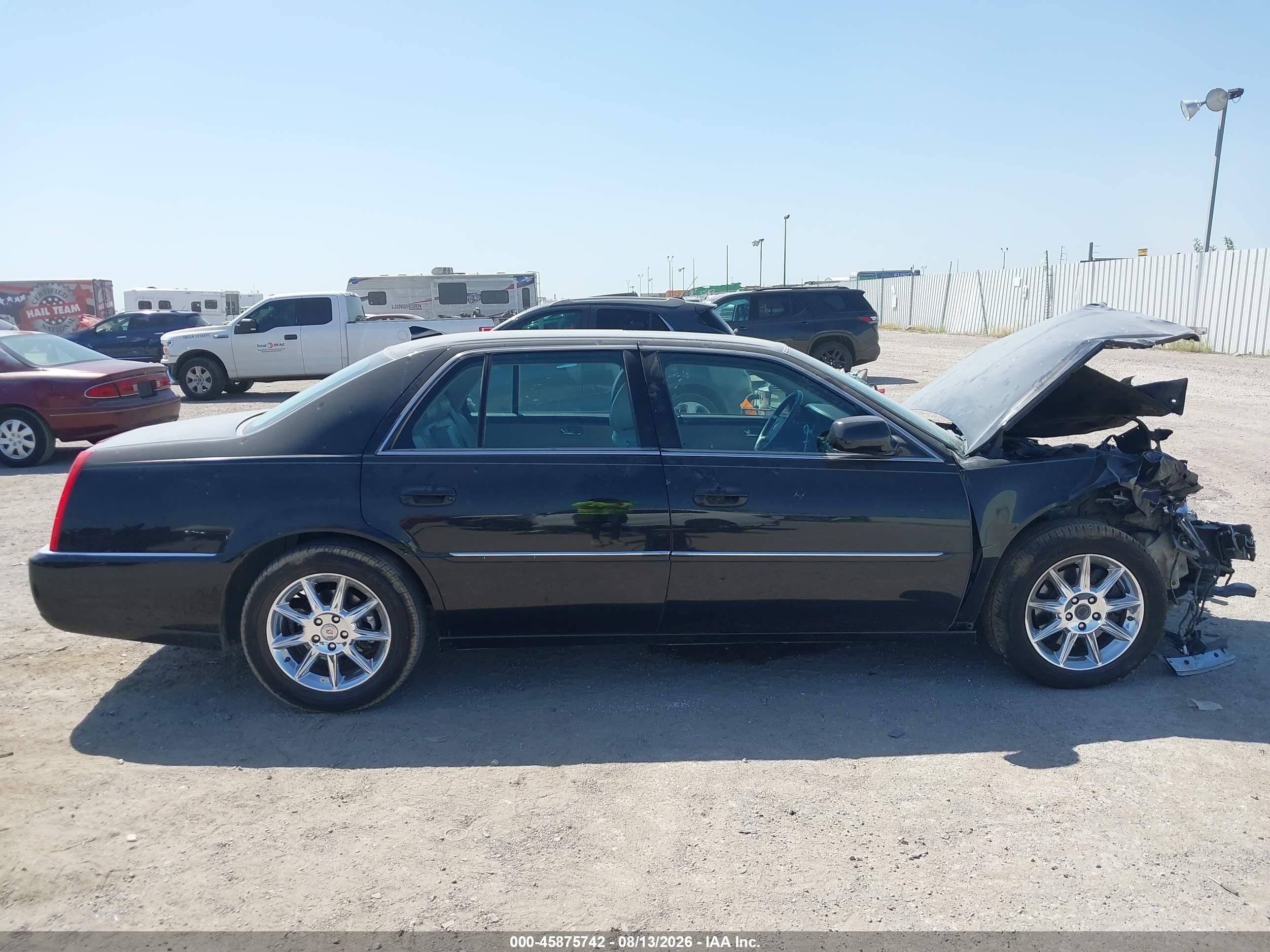 2011 Cadillac Dts Luxury Collection Black vin: 1G6KD5E65BU123282
