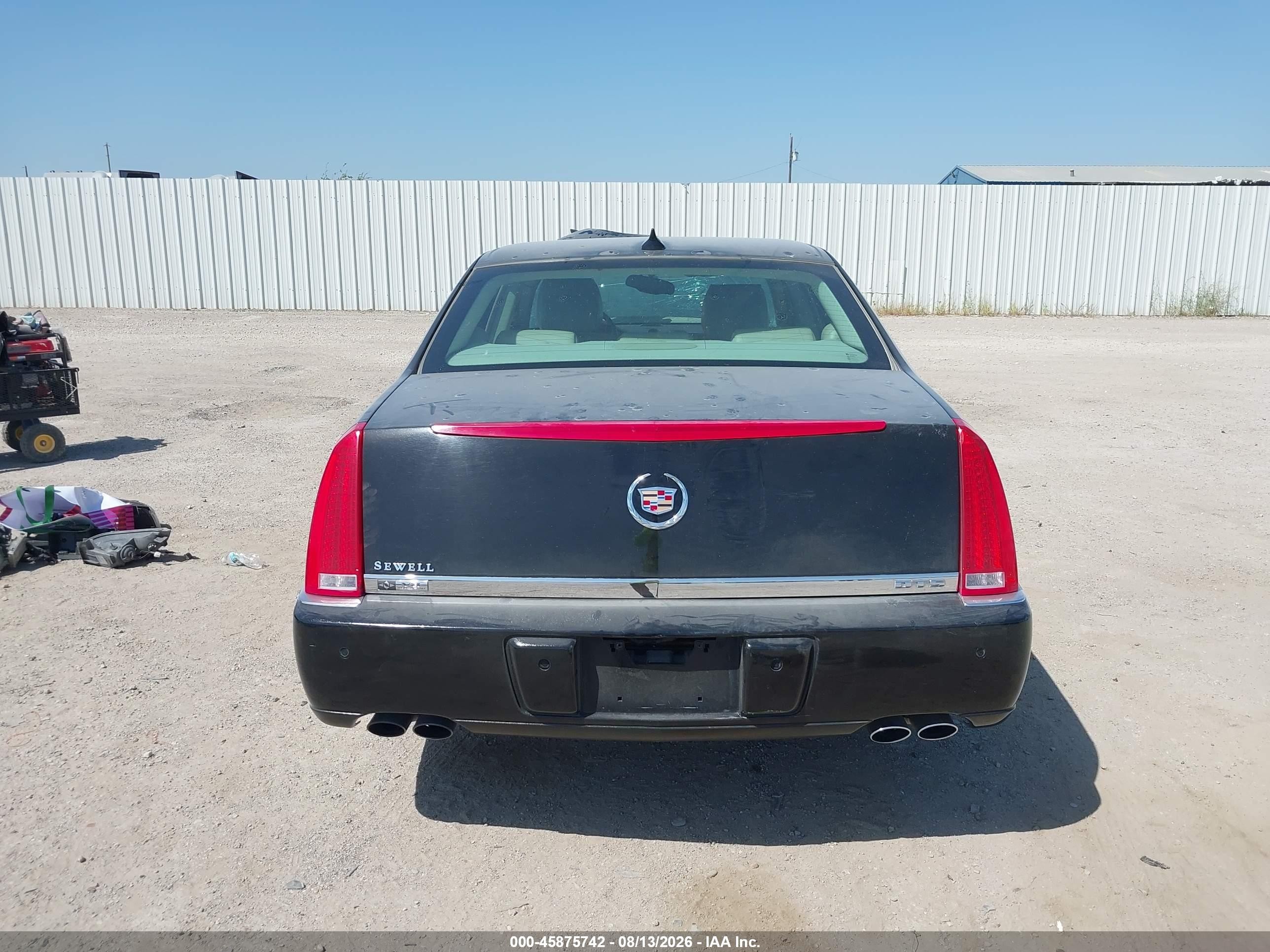 2011 Cadillac Dts Luxury Collection Black vin: 1G6KD5E65BU123282