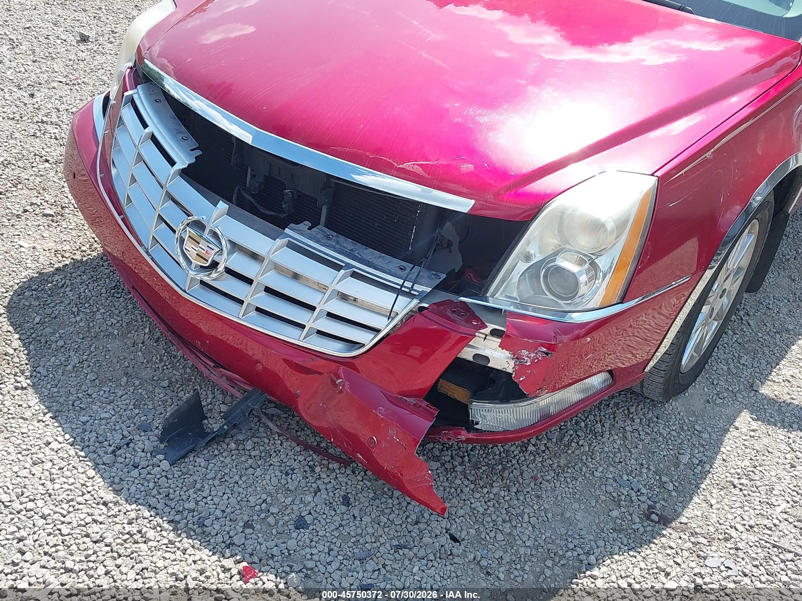 2011 Cadillac Dts Luxury Collection Red vin: 1G6KD5E65BU134170