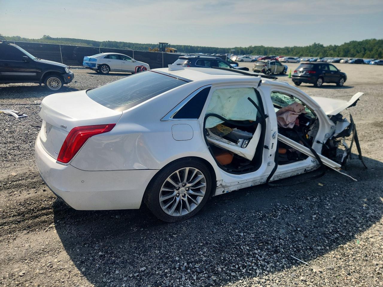 2016 Cadillac Ct6 Luxury Белый vin: 1G6KD5RS8GU166156