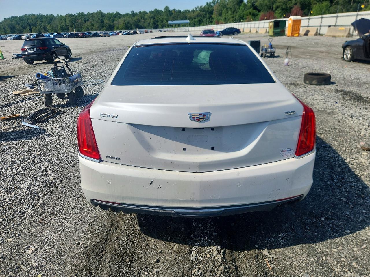 2016 Cadillac Ct6 Luxury Белый vin: 1G6KD5RS8GU166156