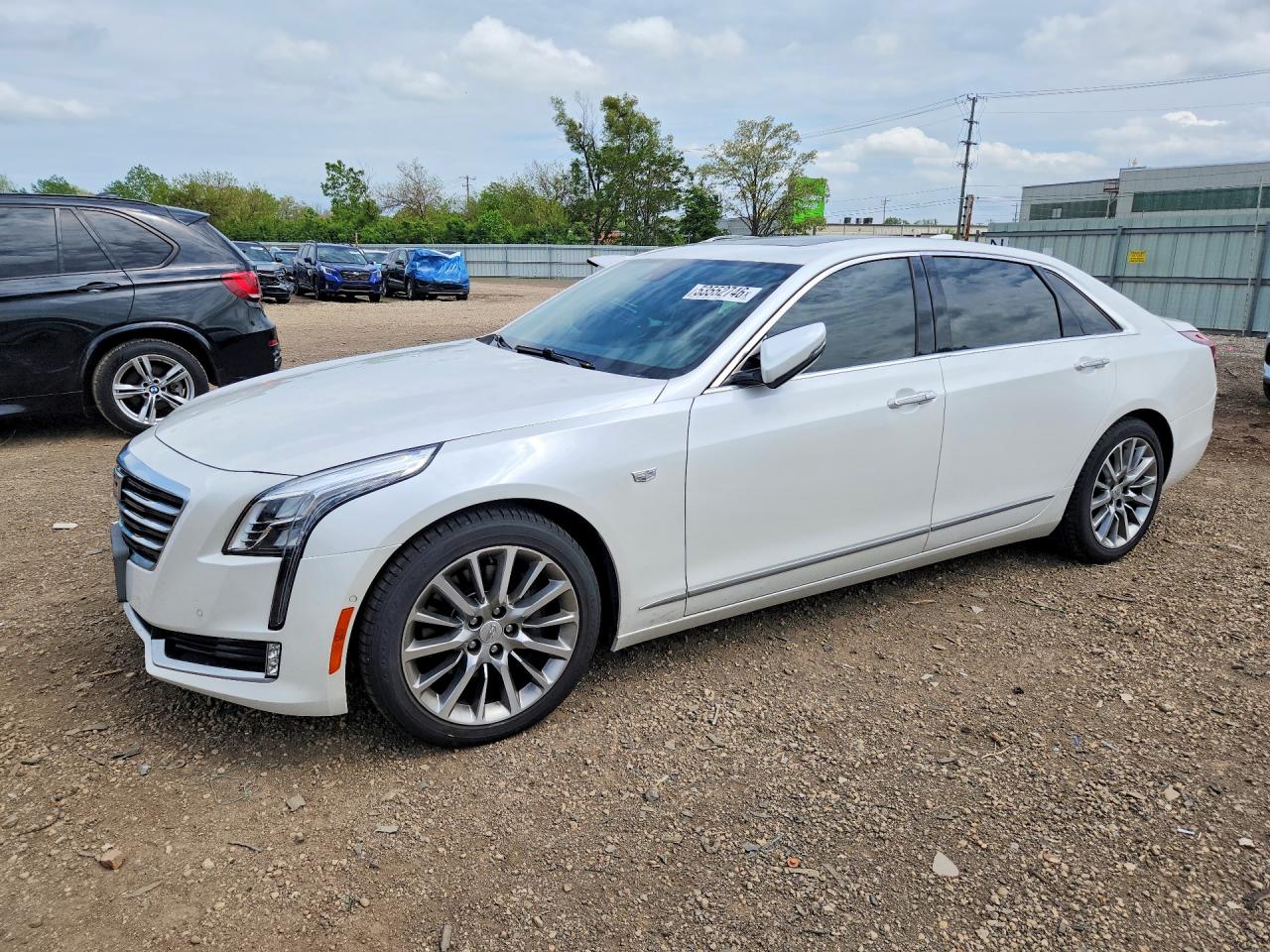 2018 Cadillac Ct6 Luxury White vin: 1G6KD5RS8JU152913