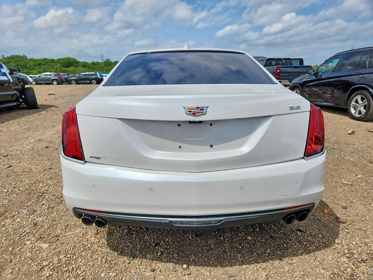 2018 Cadillac Ct6 Luxury White vin: 1G6KD5RS8JU152913