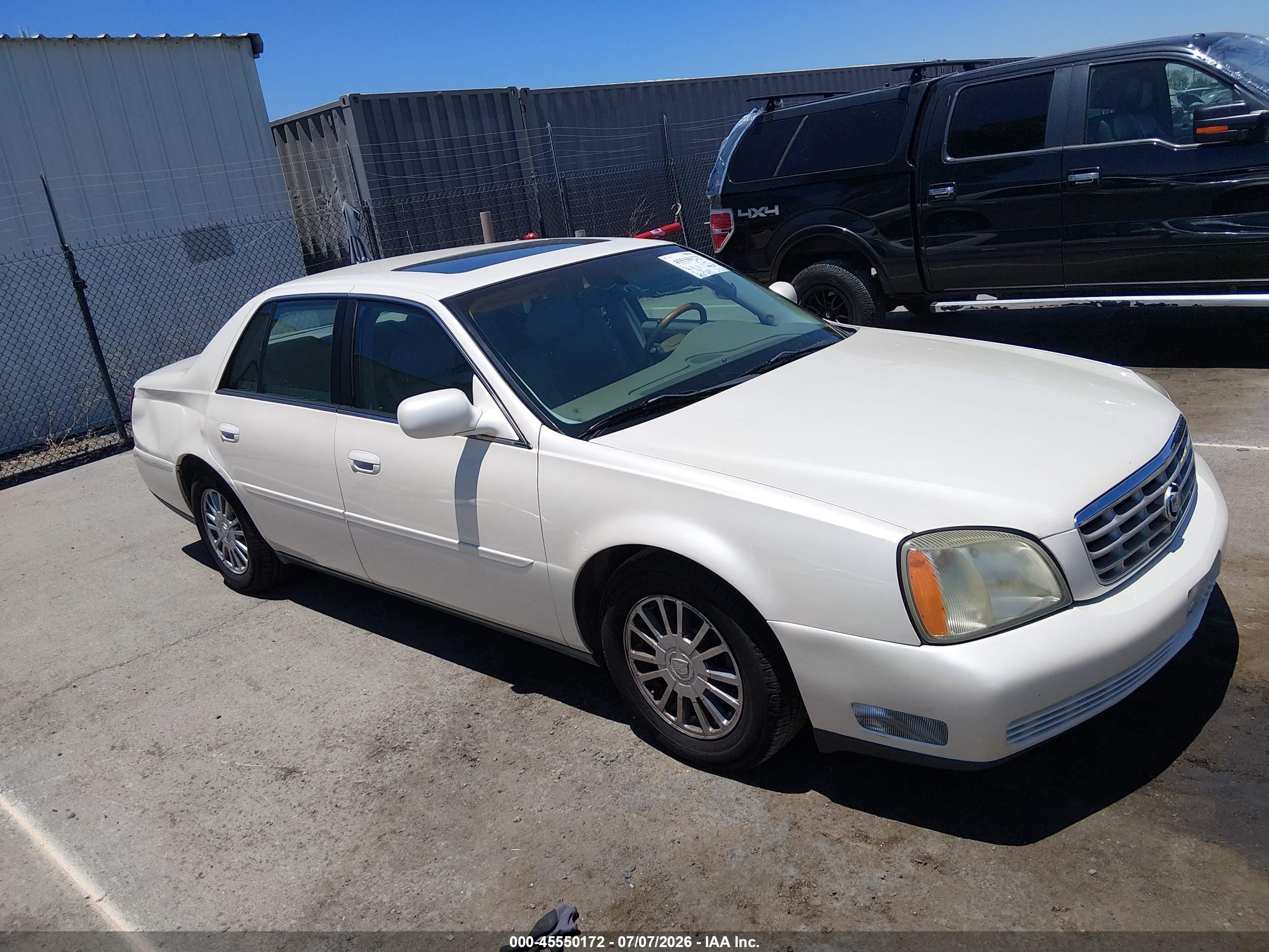 2003 Cadillac Deville Dhs Cream vin: 1G6KE54Y13U217855