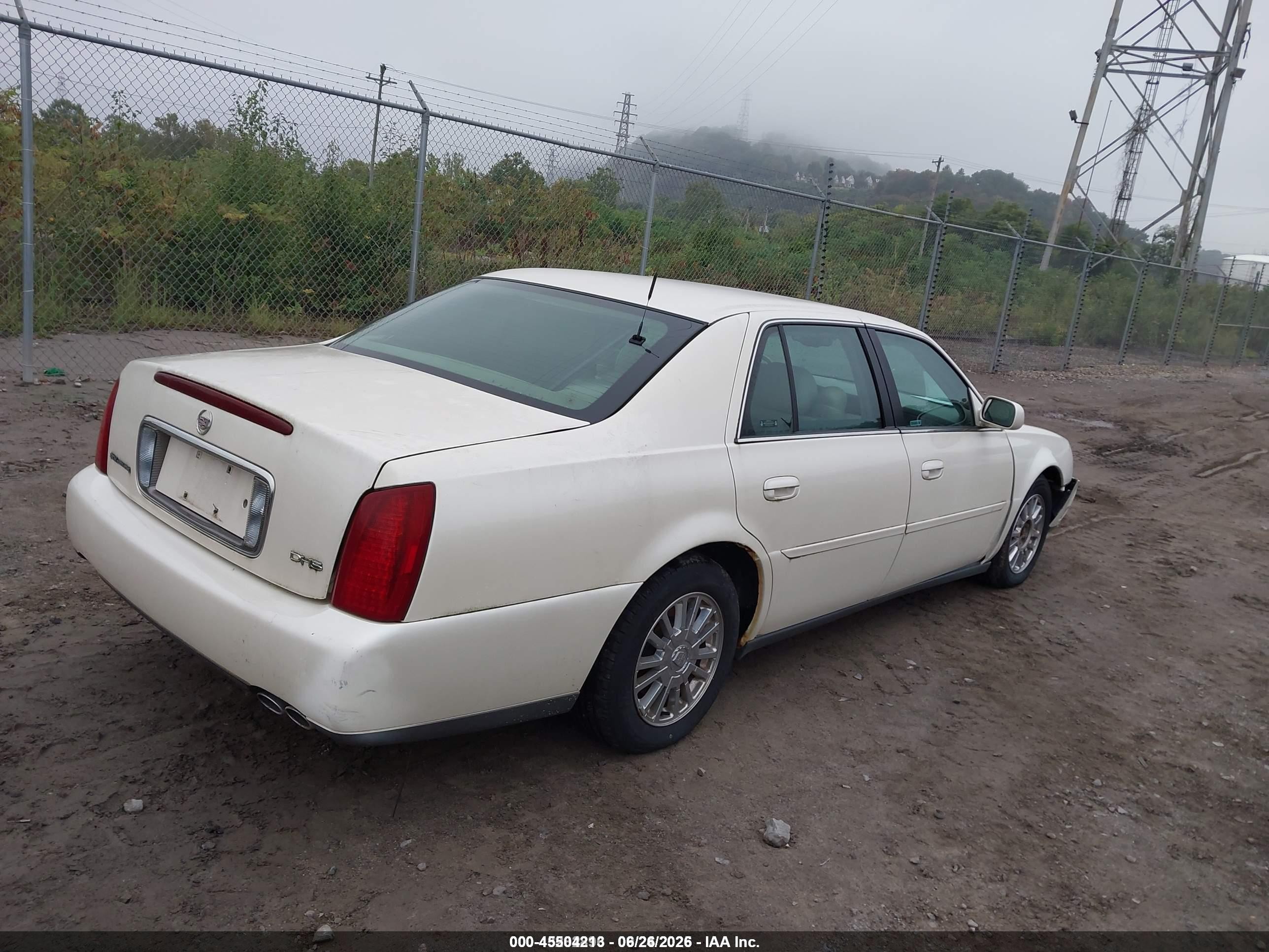 2003 Cadillac Deville Dhs White vin: 1G6KE54Y33U153740