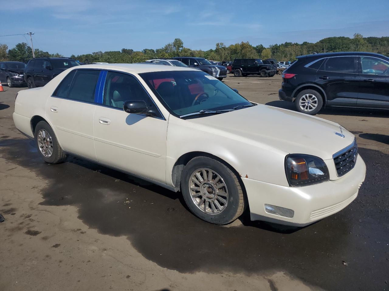 2003 Cadillac Deville Dhs Белый vin: 1G6KE54Y83U184398
