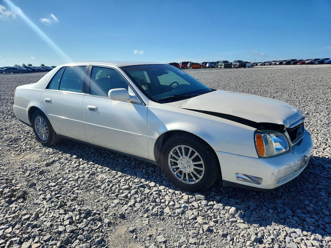 2003 Cadillac Deville Dhs Cream vin: 1G6KE57Y53U208359