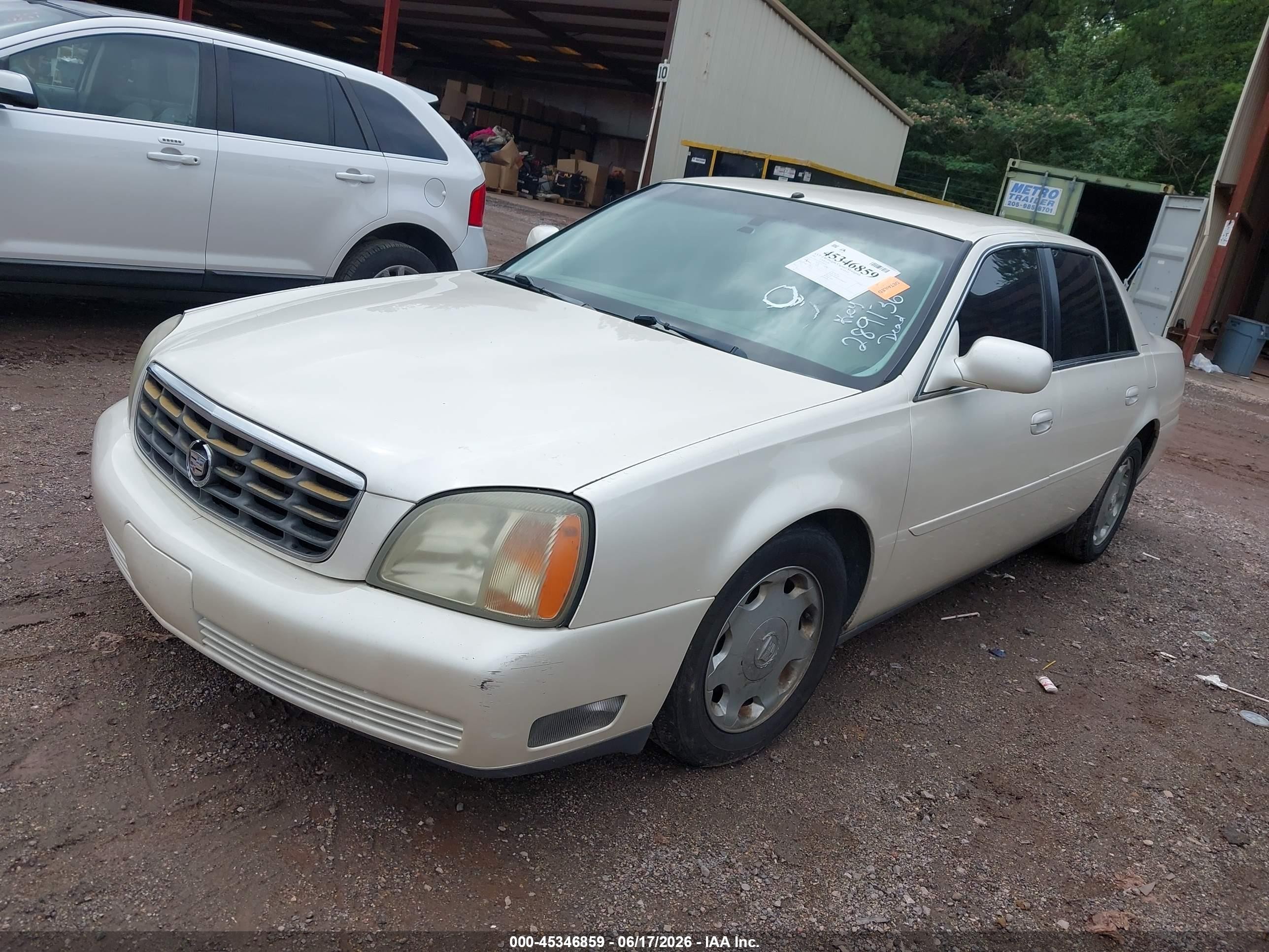 2002 Cadillac Deville Dhs Белый vin: 1G6KE57Y72U289136