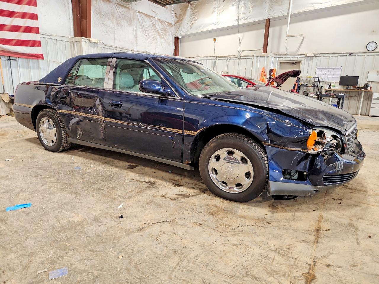 2002 Cadillac Deville Dhs Blue vin: 1G6KE57Y92U119893