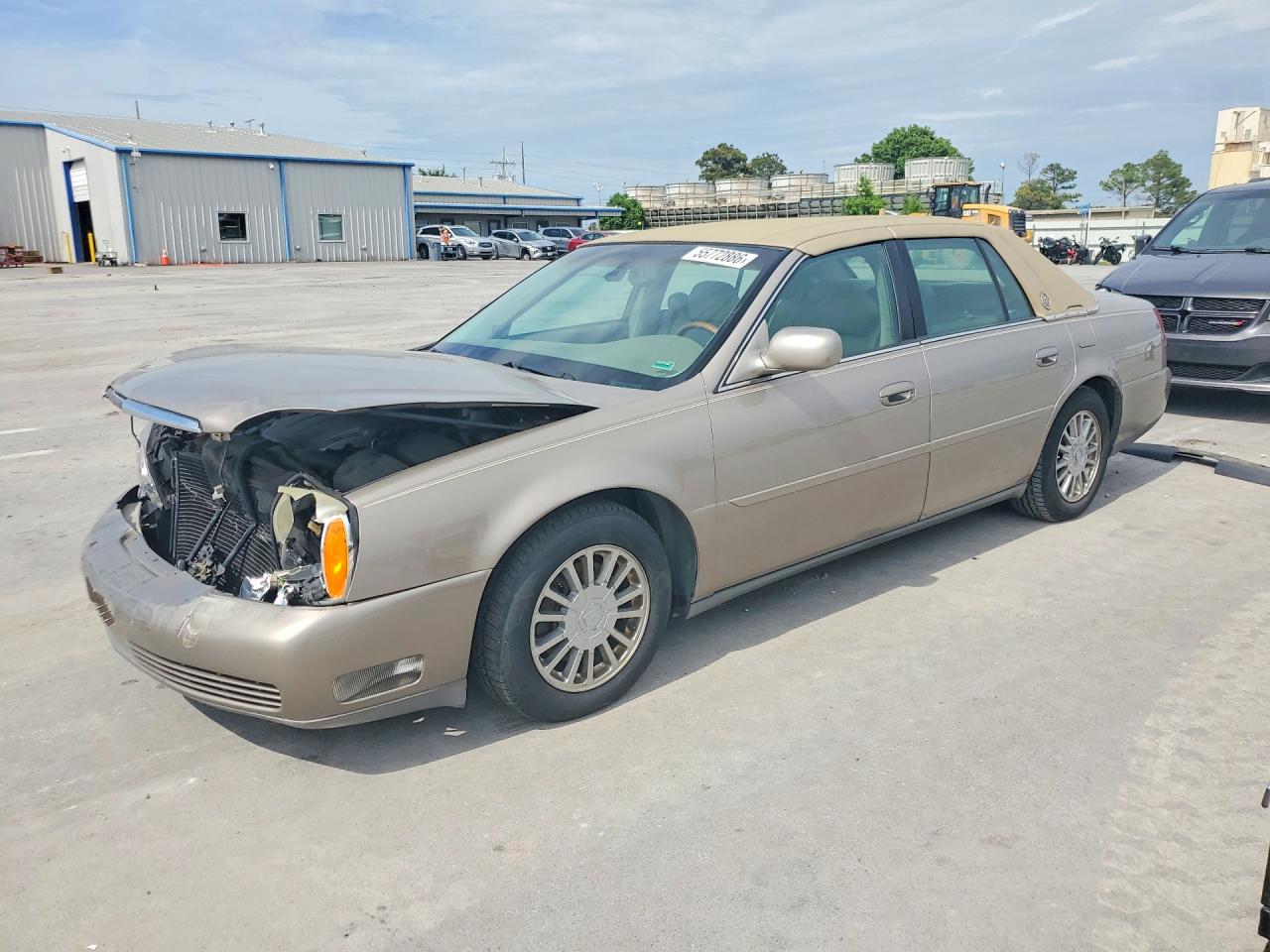 2004 Cadillac Deville Cream vin: 1G6KE57YX4U118464