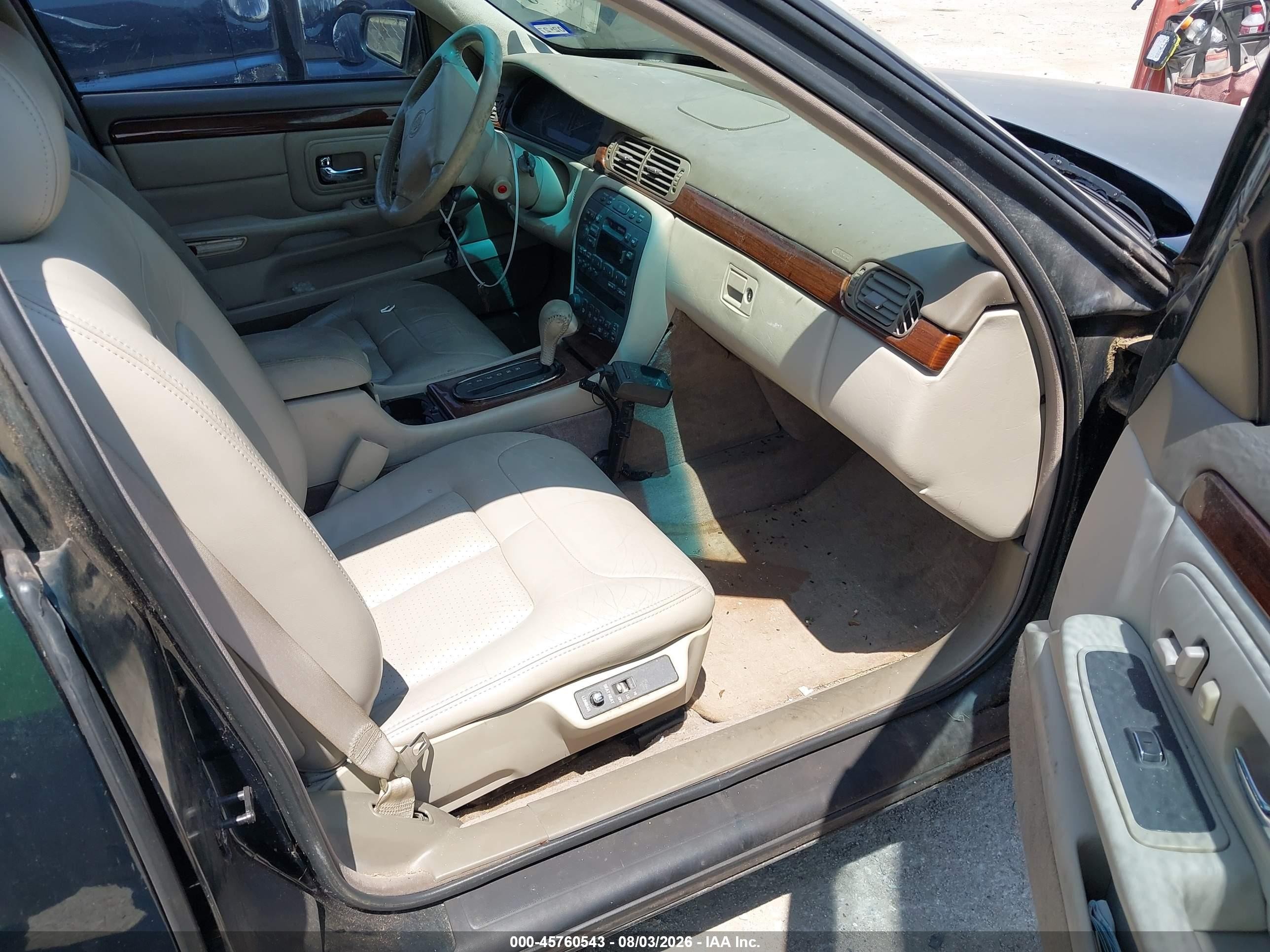1997 Cadillac Deville Concours Green vin: 1G6KF5294VU222317