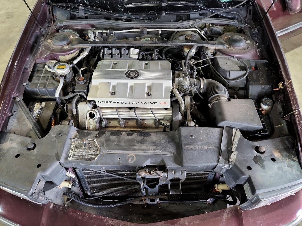 1996 Cadillac Deville Concours Burgundy vin: 1G6KF5296TU280104
