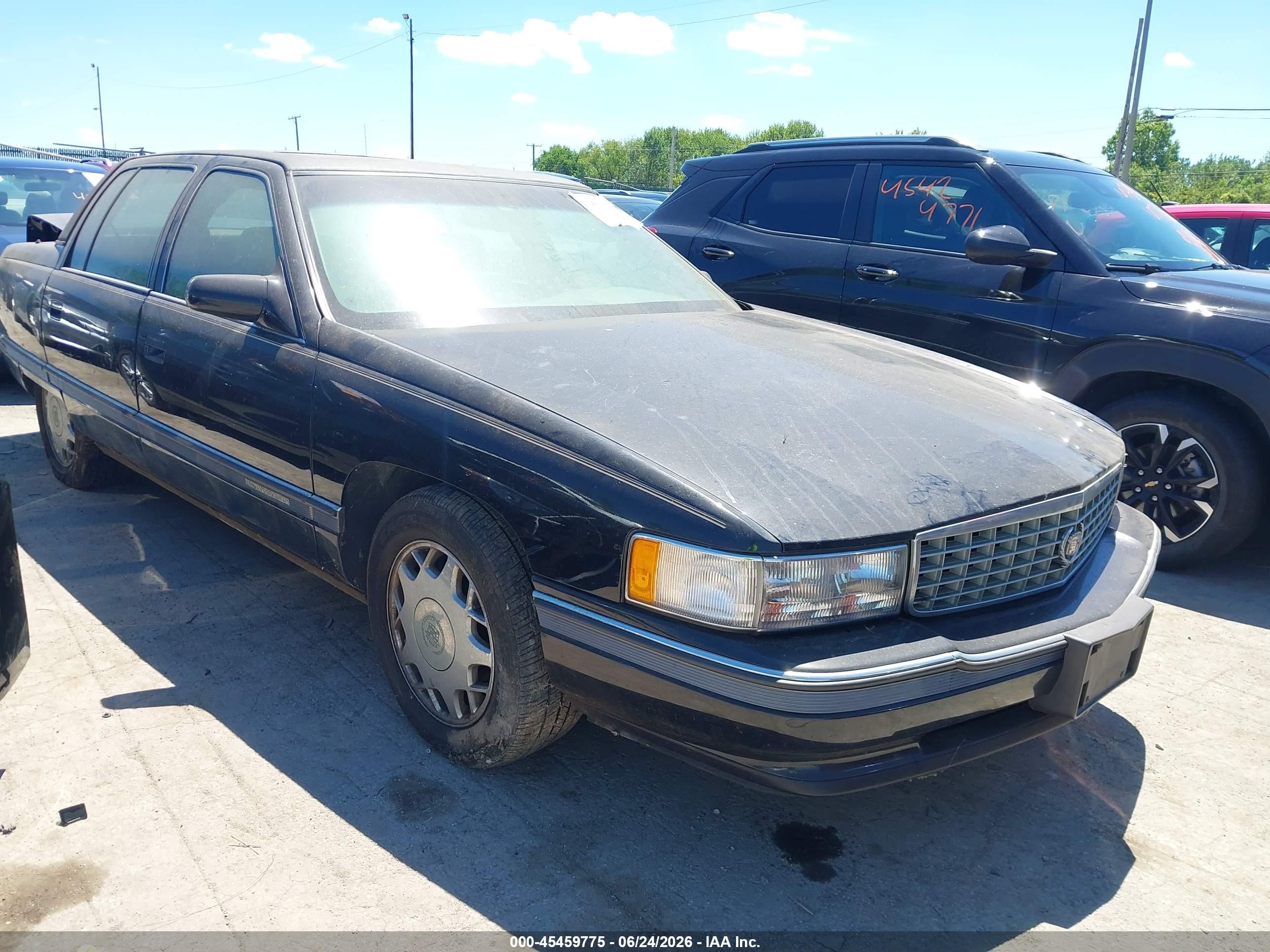1995 Cadillac Deville Concours Black vin: 1G6KF52Y4SU252324
