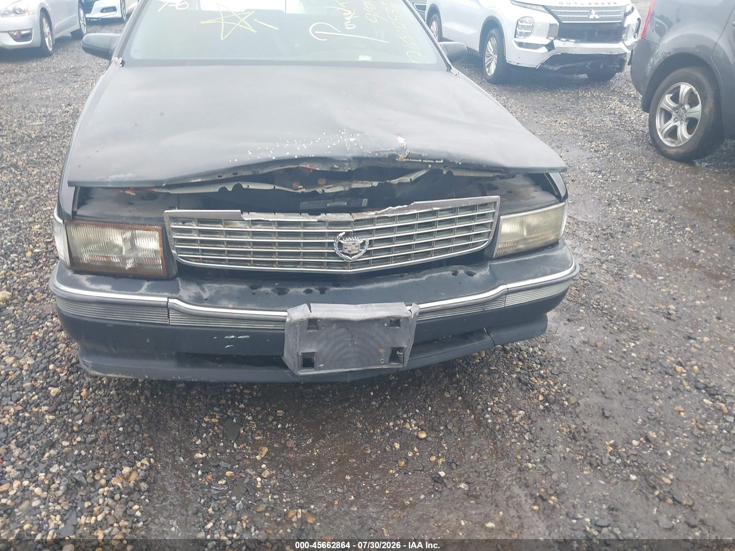 1995 Cadillac Deville Concours Black vin: 1G6KF52Y9SU246549