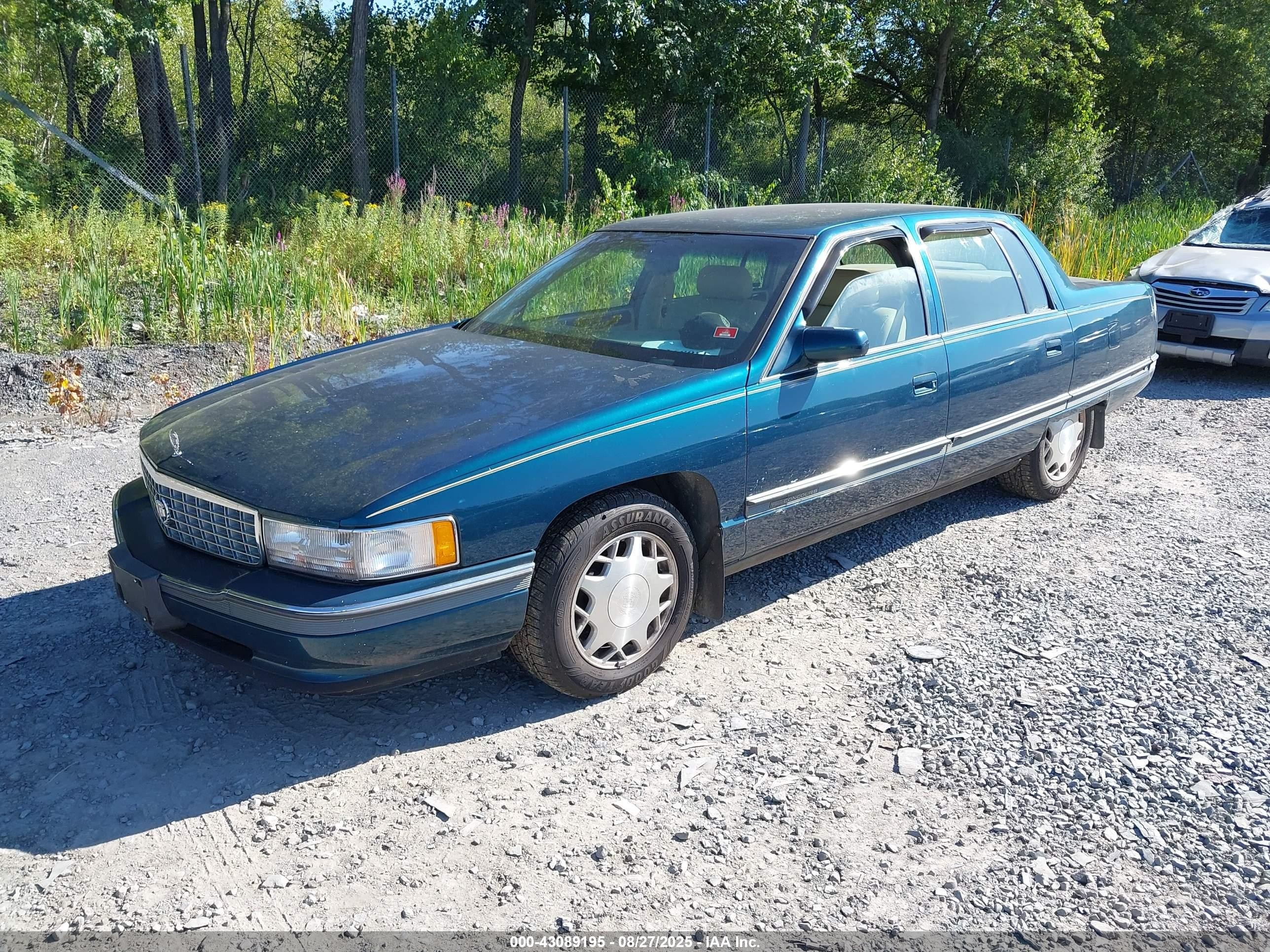 1995 Cadillac Deville Concours Green vin: 1G6KF52YXSU265904