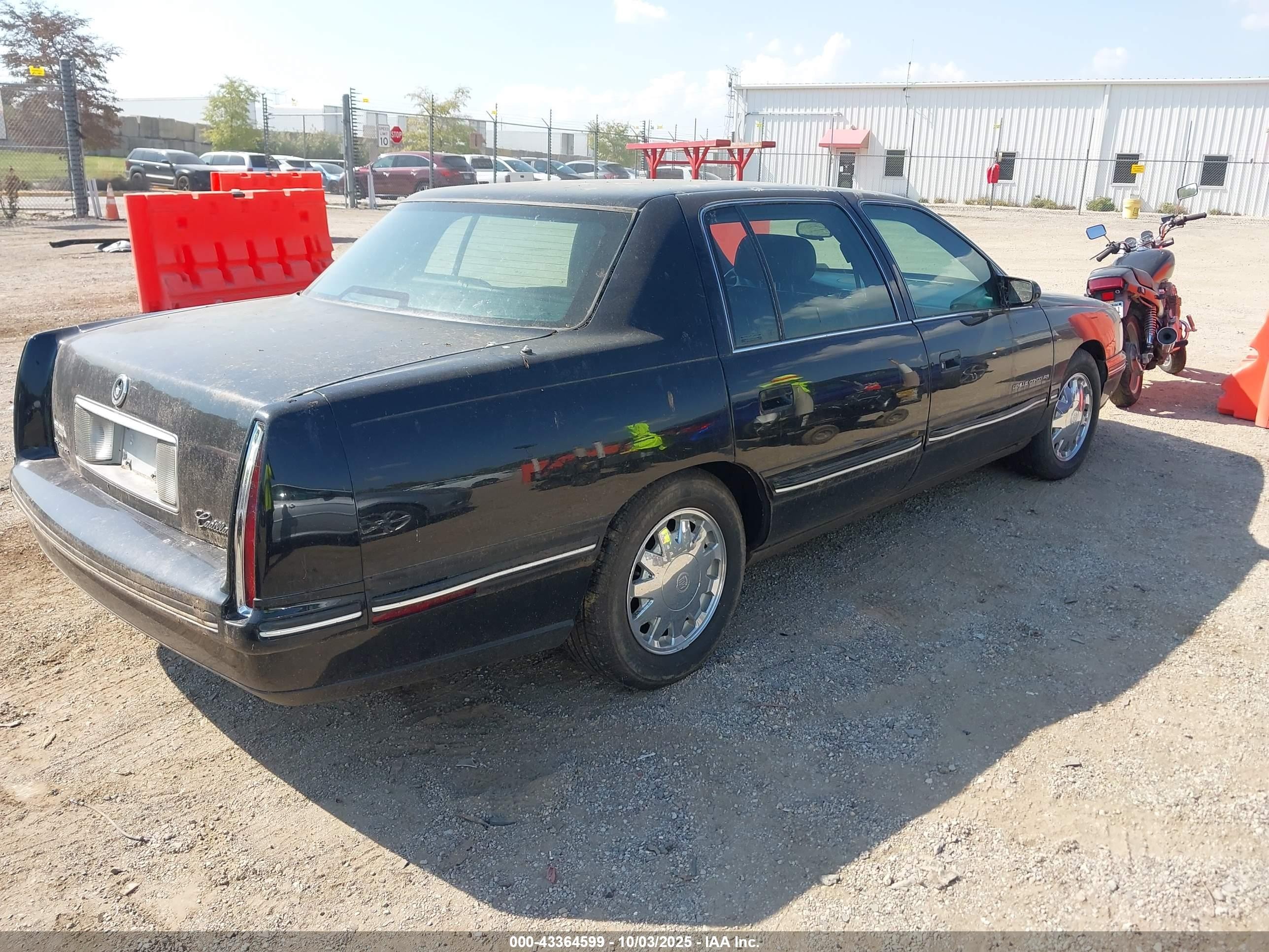 1998 Cadillac Deville Concours Черный vin: 1G6KF5494WU788170