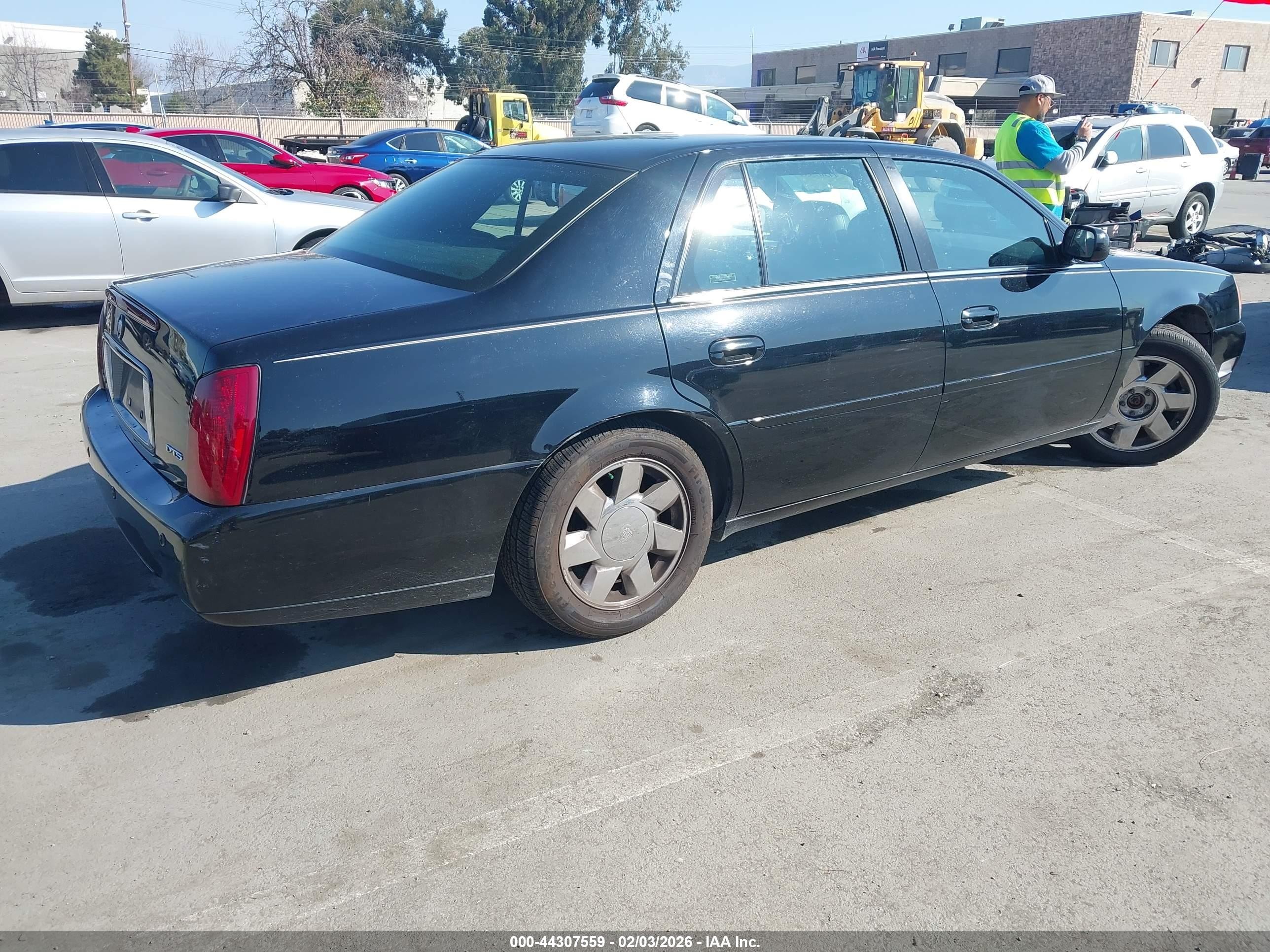 2000 Cadillac Deville Dts Black vin: 1G6KF5495YU185103