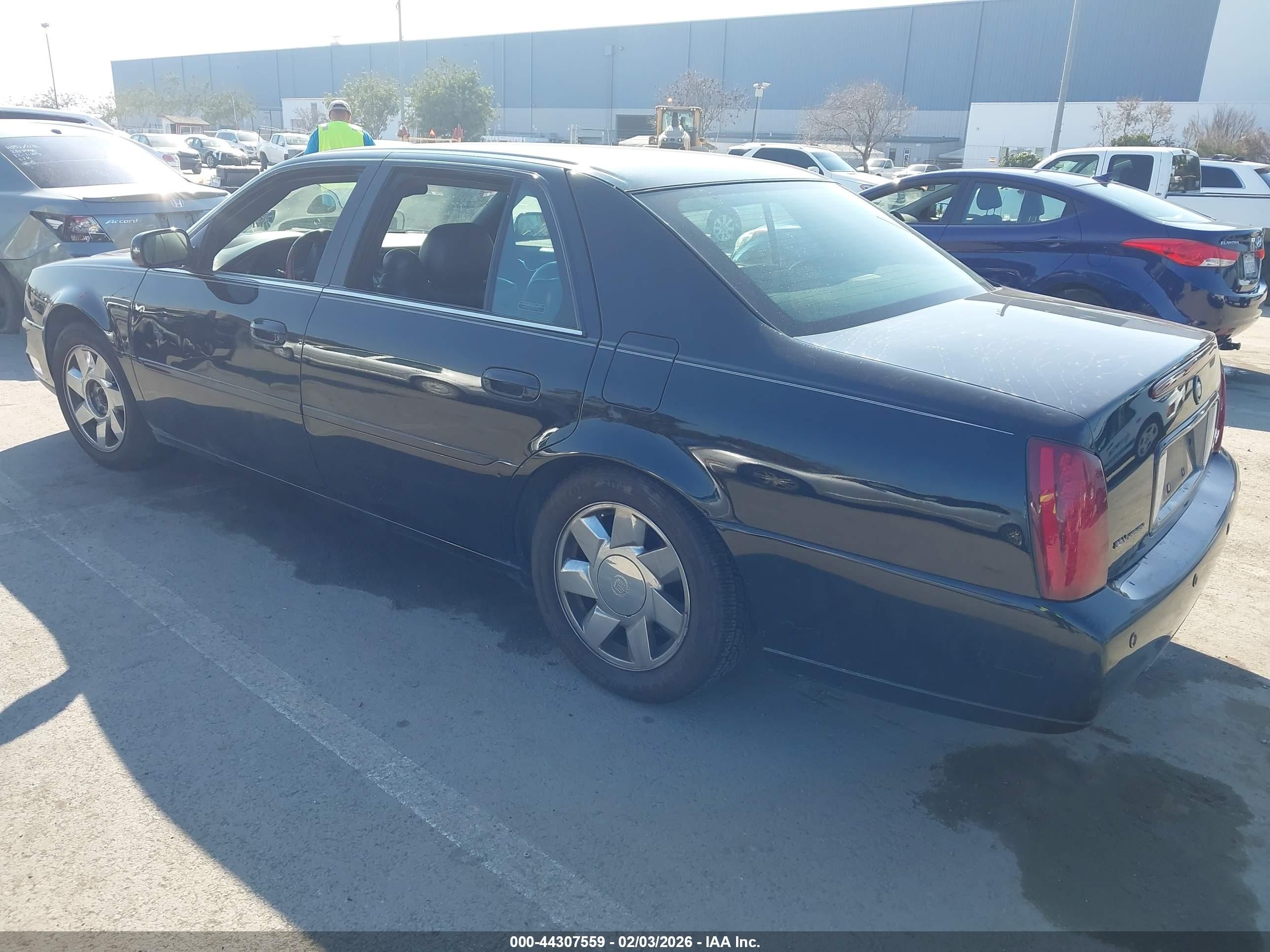 2000 Cadillac Deville Dts Black vin: 1G6KF5495YU185103