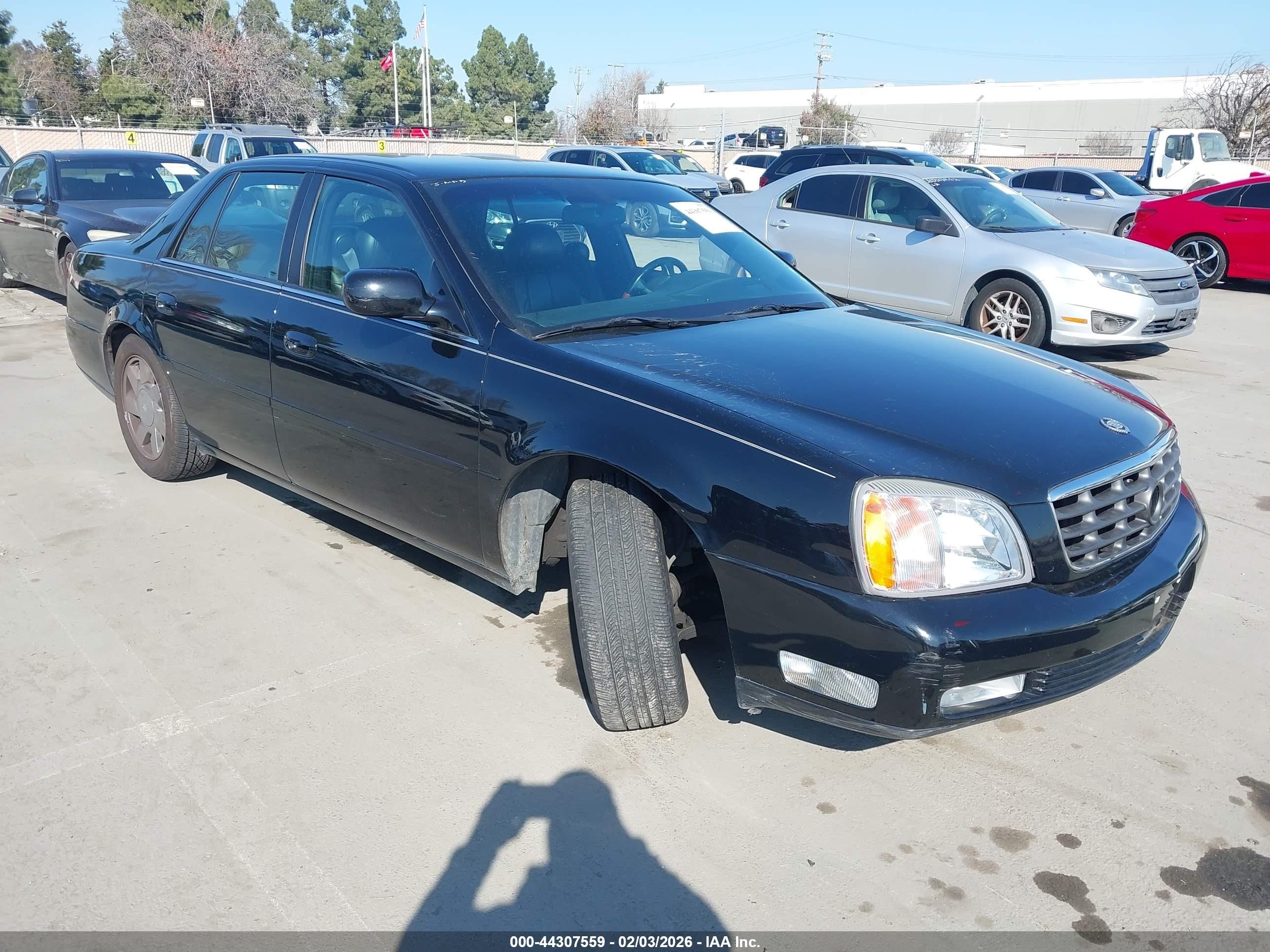 2000 Cadillac Deville Dts Black vin: 1G6KF5495YU185103