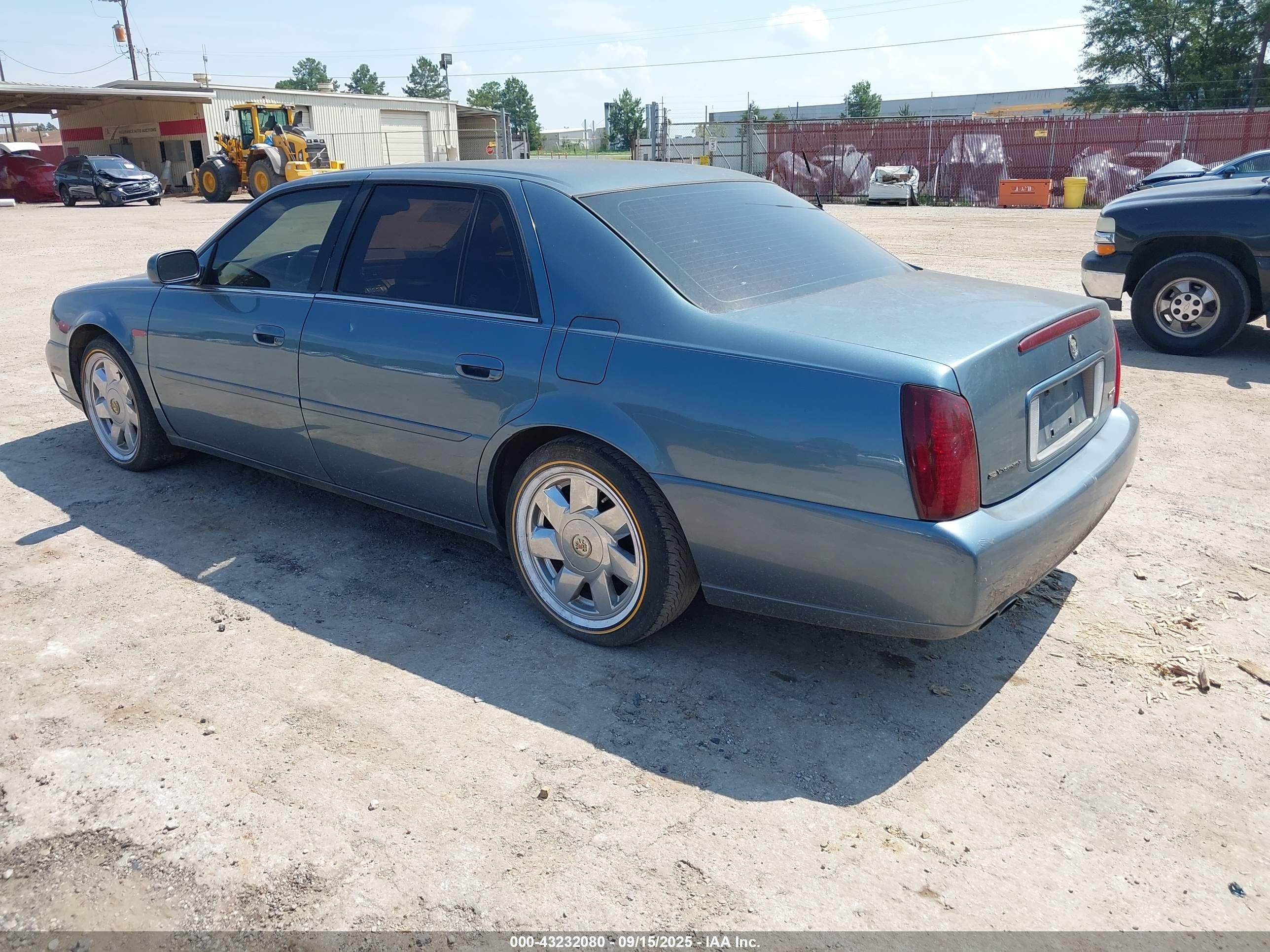 2000 Cadillac Deville Dts Blue vin: 1G6KF5495YU292569