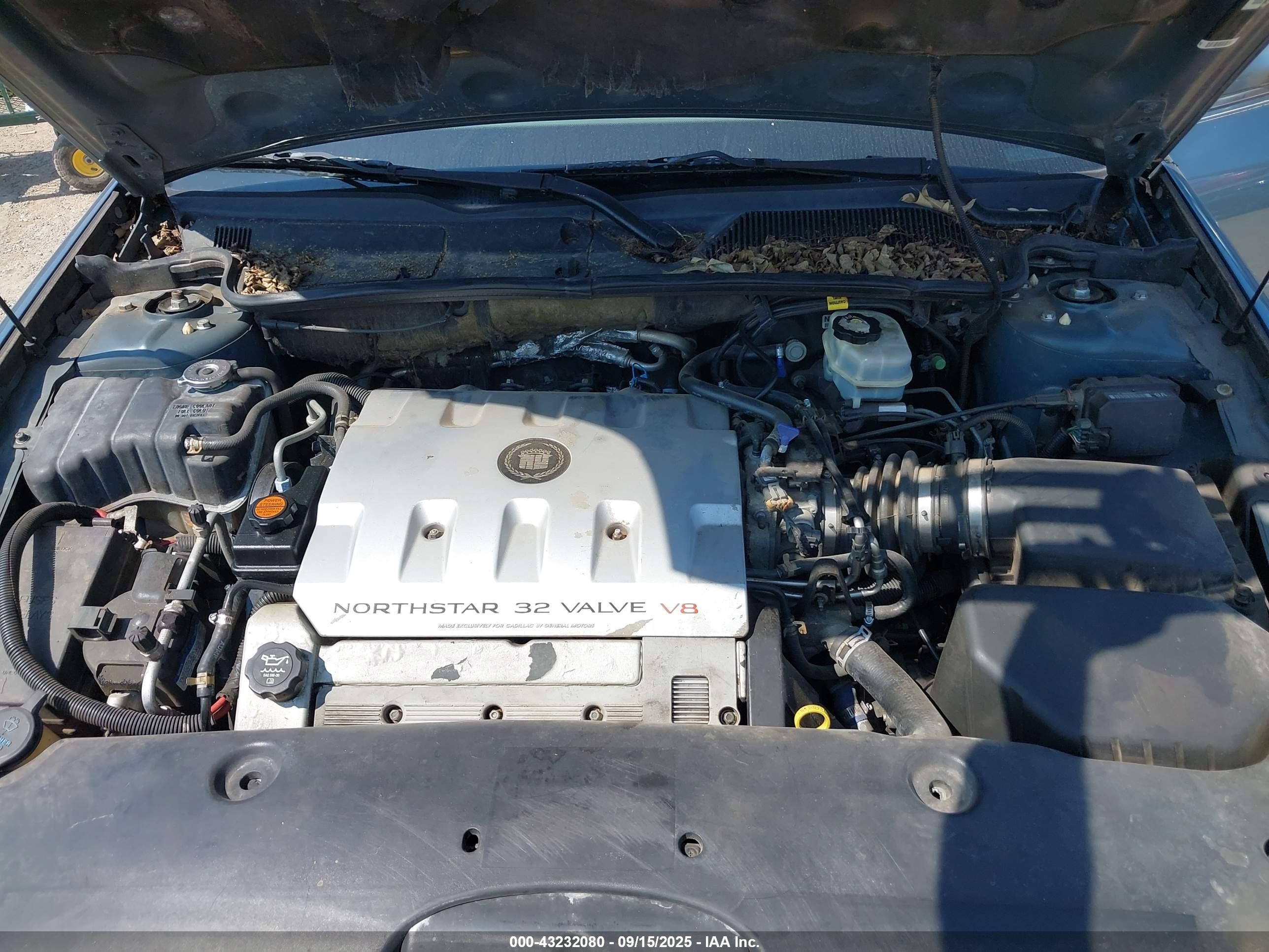 2000 Cadillac Deville Dts Blue vin: 1G6KF5495YU292569