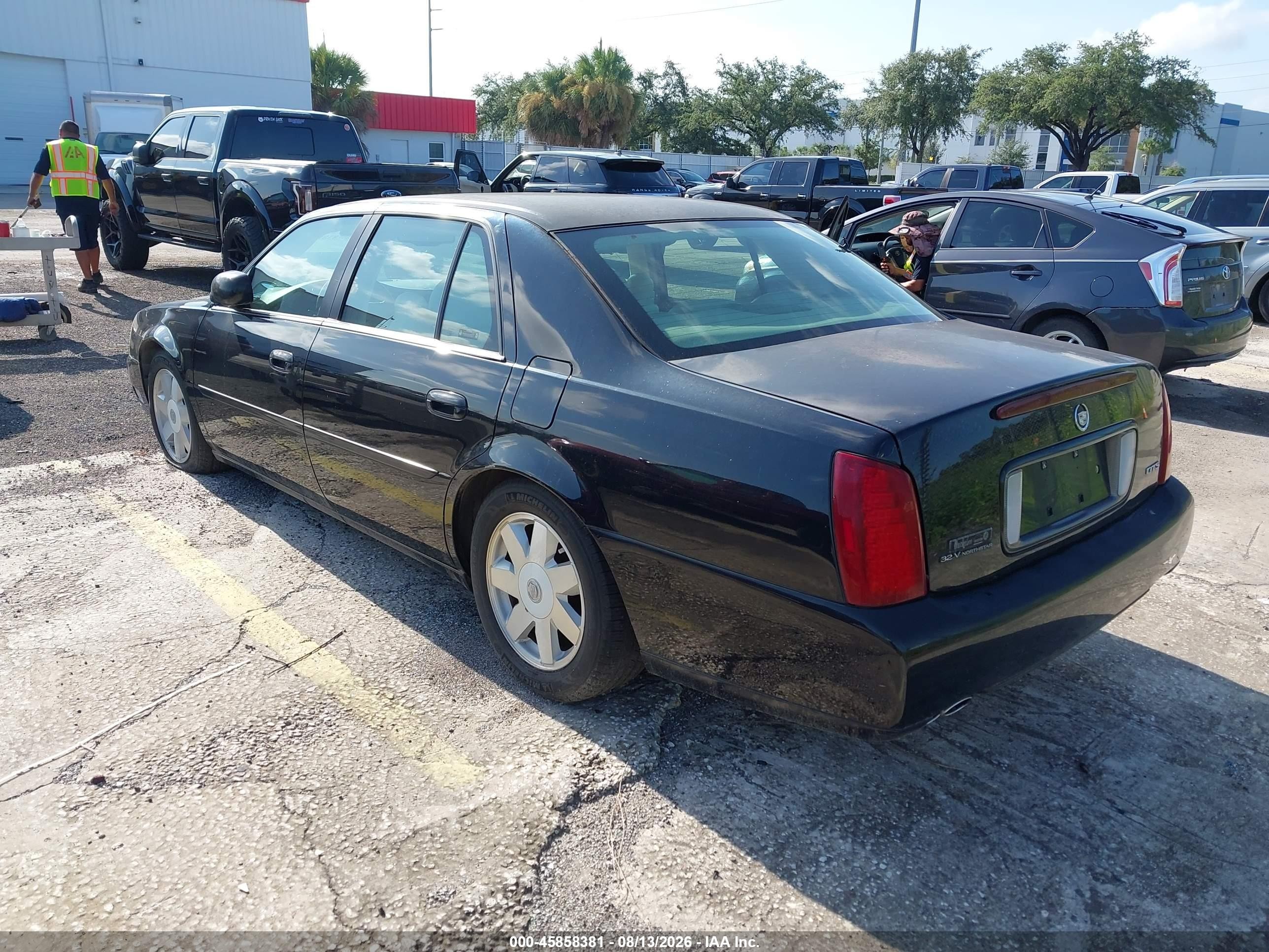 2003 Cadillac Deville Dts Black vin: 1G6KF54993U149598