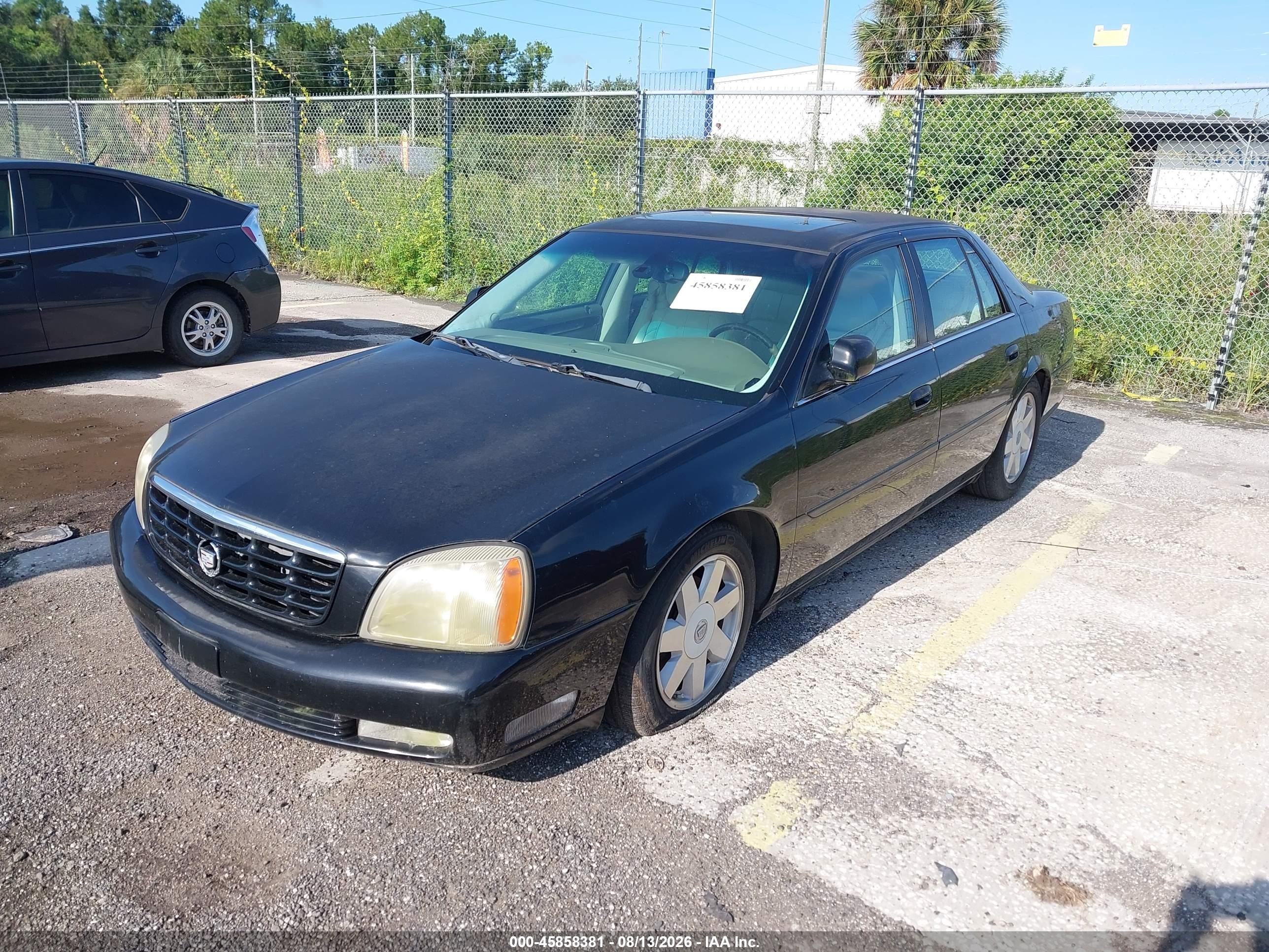 2003 Cadillac Deville Dts Black vin: 1G6KF54993U149598