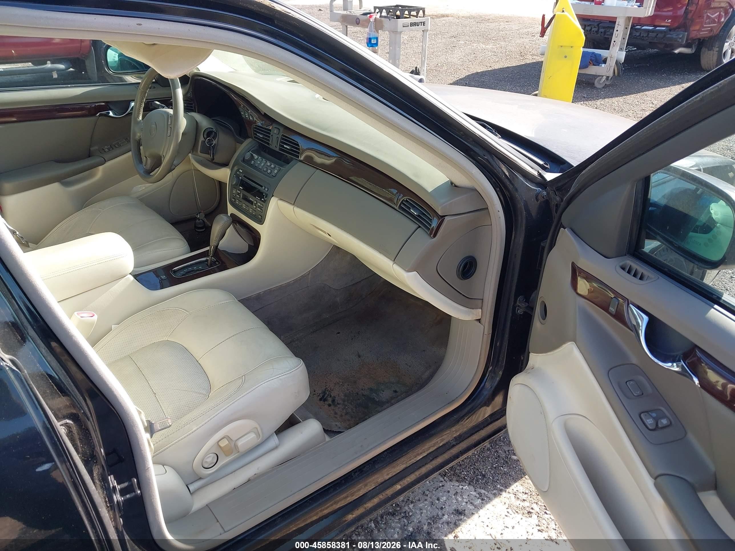 2003 Cadillac Deville Dts Black vin: 1G6KF54993U149598