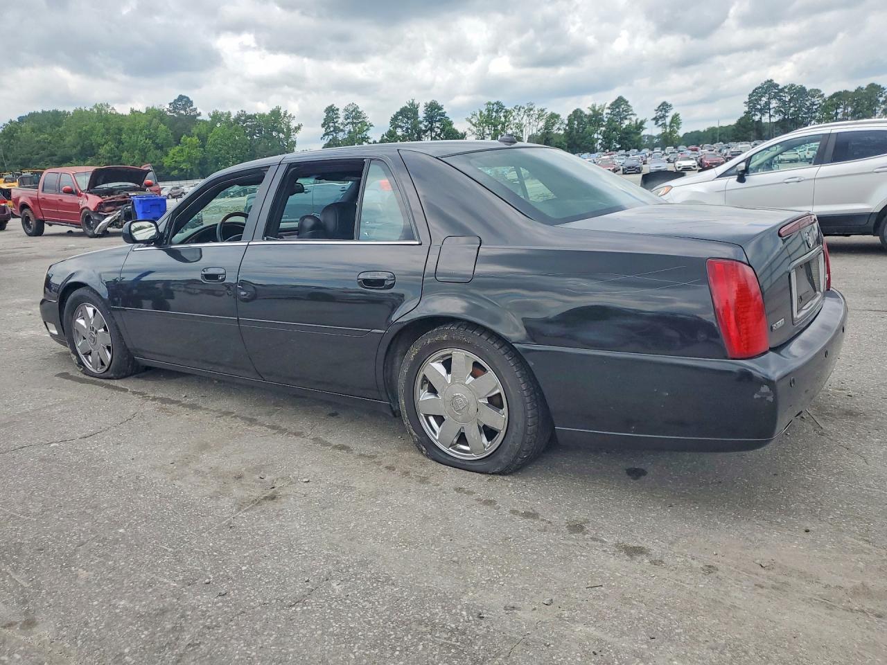 2004 Cadillac Deville Dts Black vin: 1G6KF57904U123601