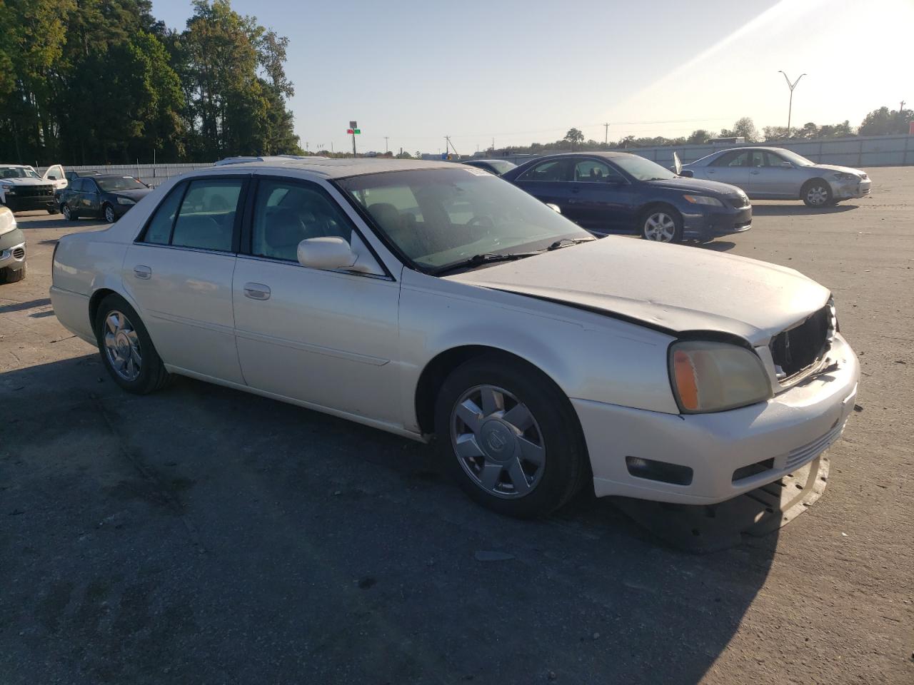 2002 Cadillac Deville Dts Кремовый vin: 1G6KF57912U133664