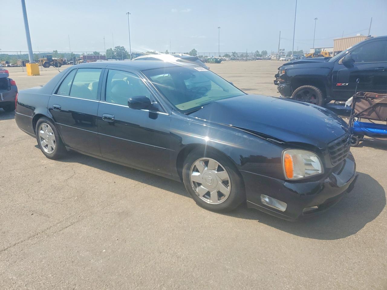 2002 Cadillac Deville Dts Black vin: 1G6KF57922U280687