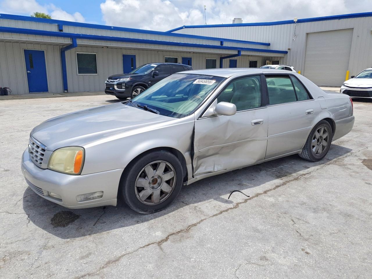 2004 Cadillac Deville Dts Silver vin: 1G6KF57924U202865