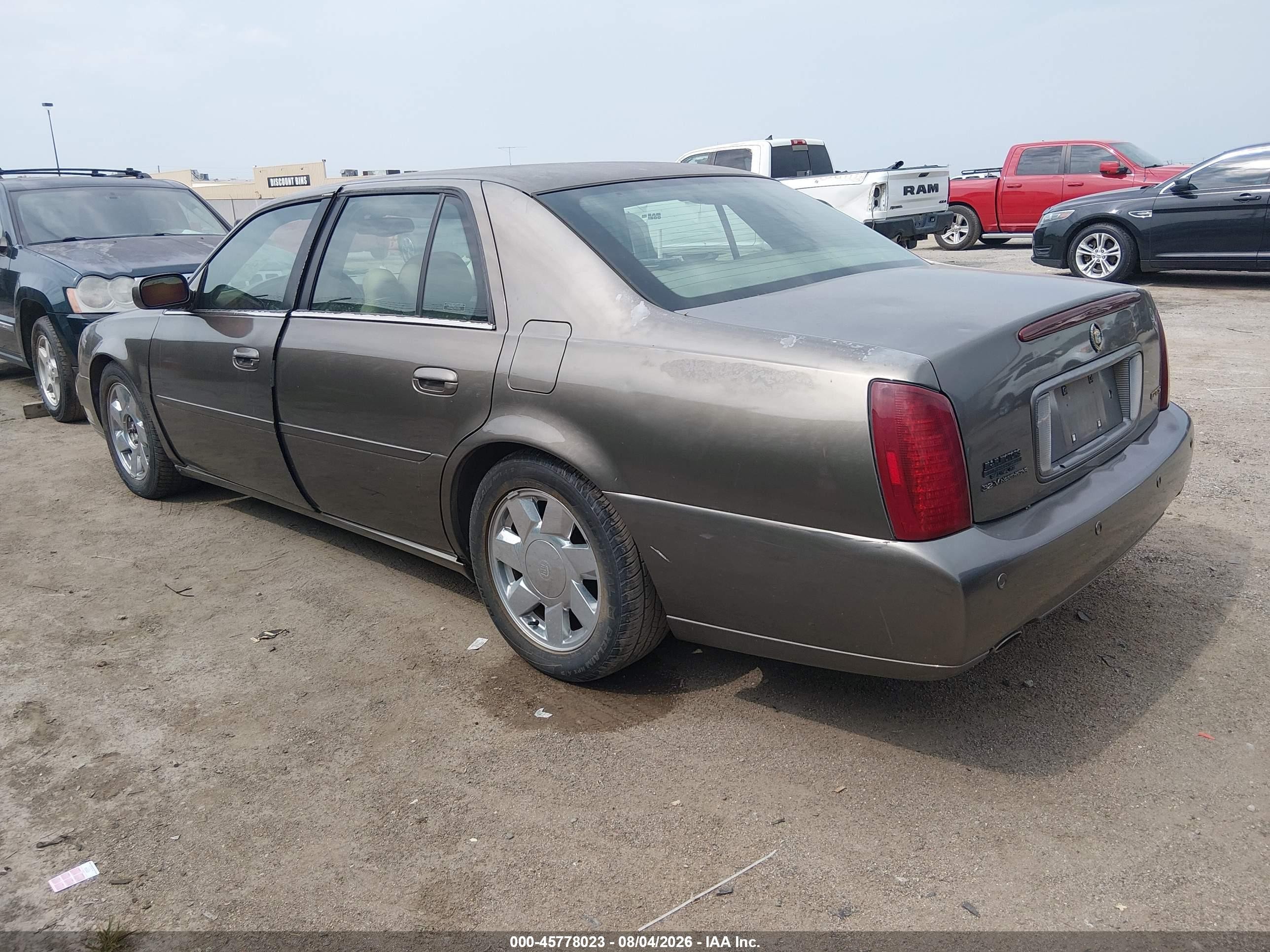 2000 Cadillac Deville Dts Brown vin: 1G6KF5793YU232799