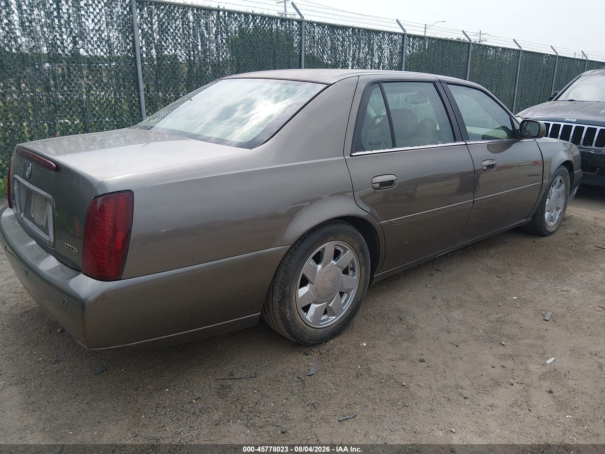 2000 Cadillac Deville Dts Brown vin: 1G6KF5793YU232799