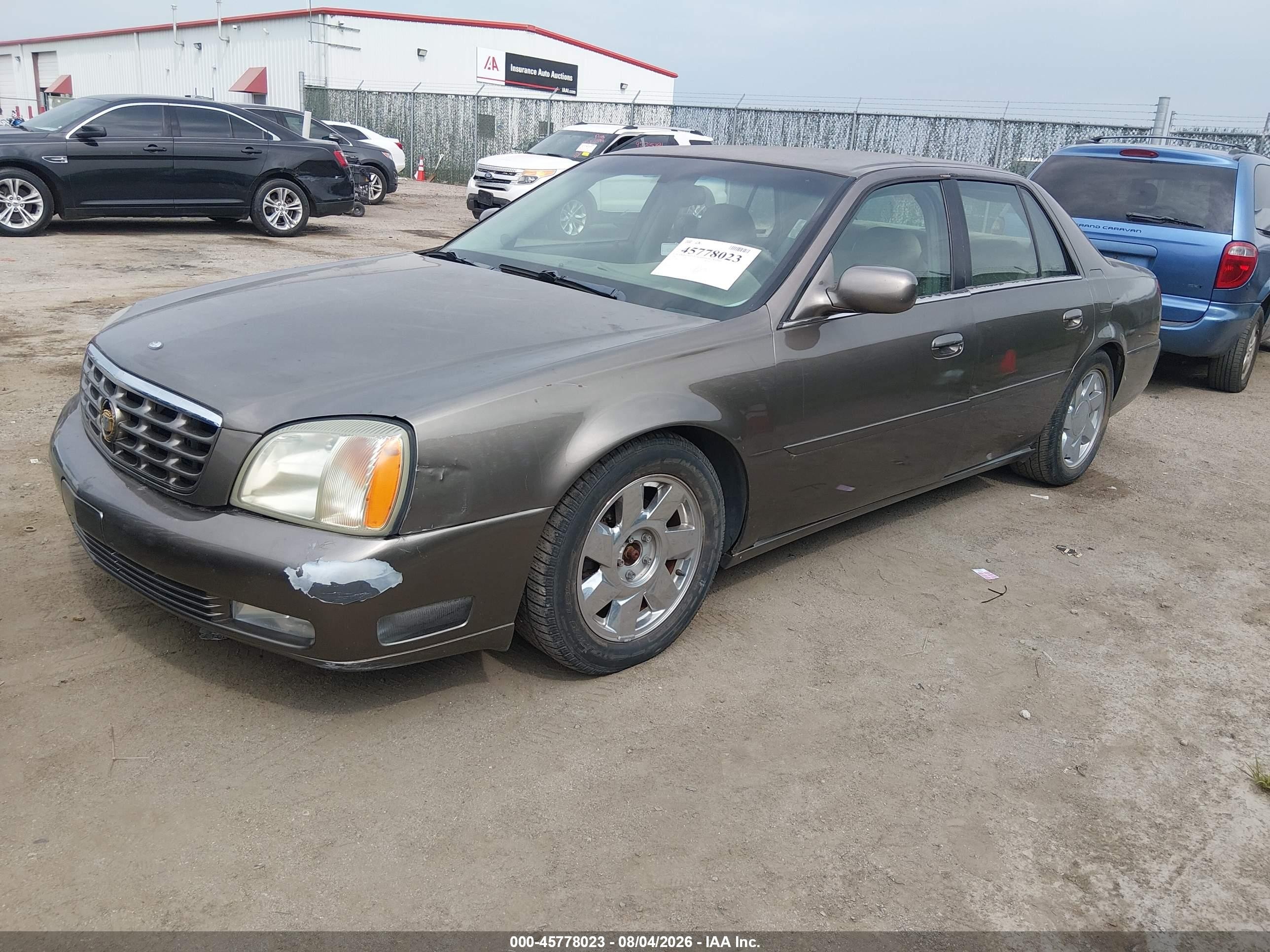 2000 Cadillac Deville Dts Brown vin: 1G6KF5793YU232799
