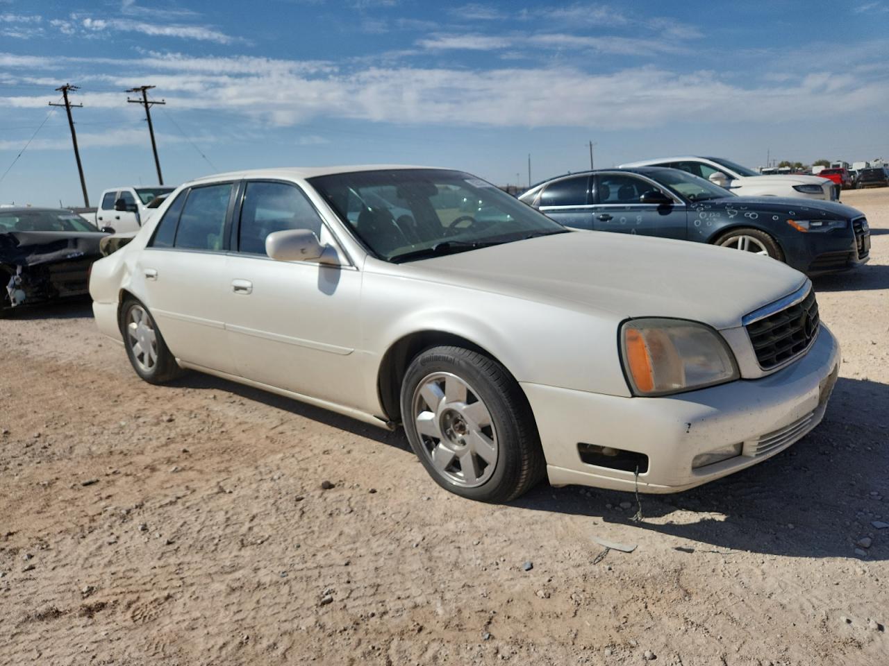 2000 Cadillac Deville Dts Кремовый vin: 1G6KF5794YU279081