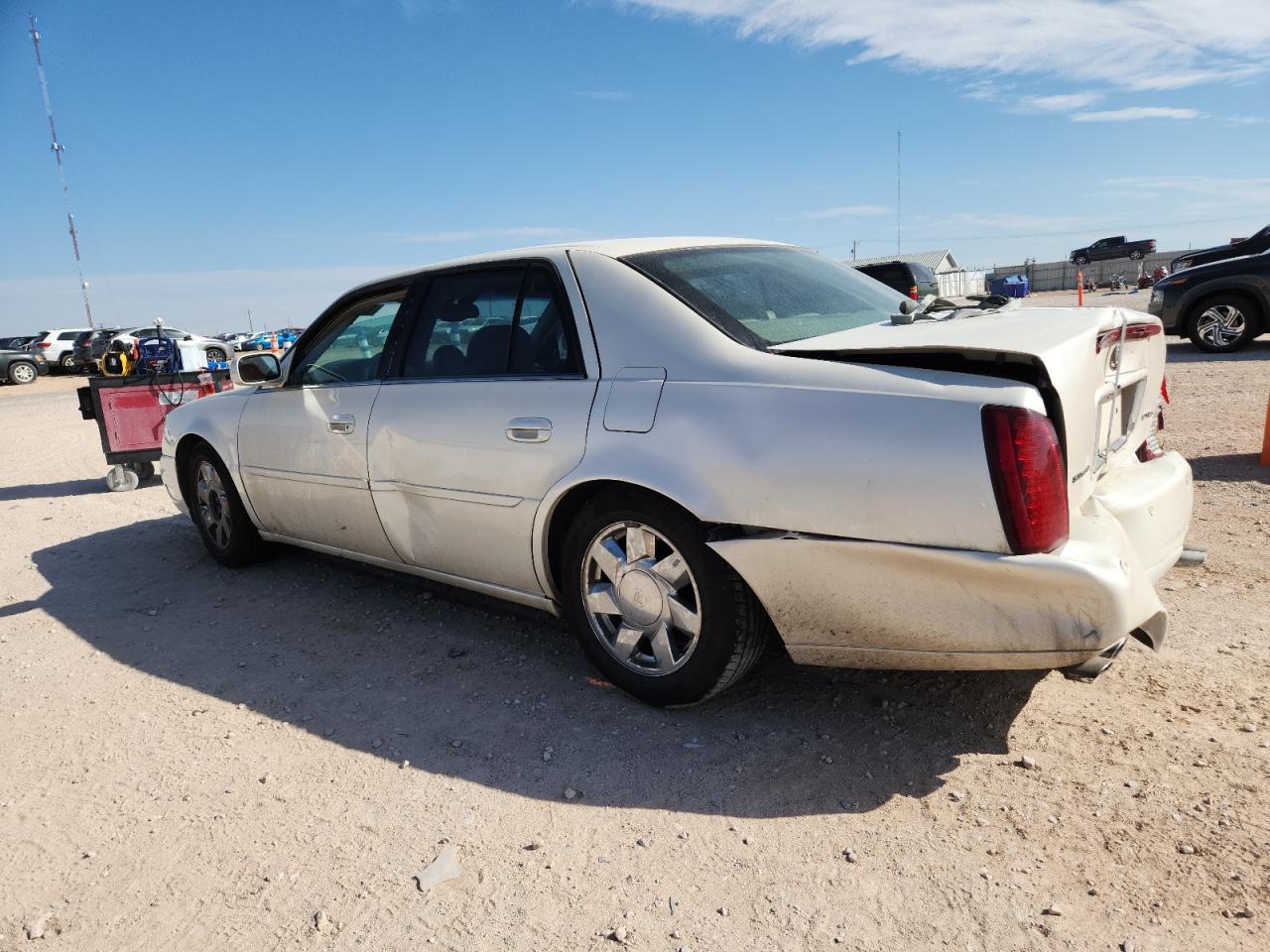 2000 Cadillac Deville Dts Кремовый vin: 1G6KF5794YU279081