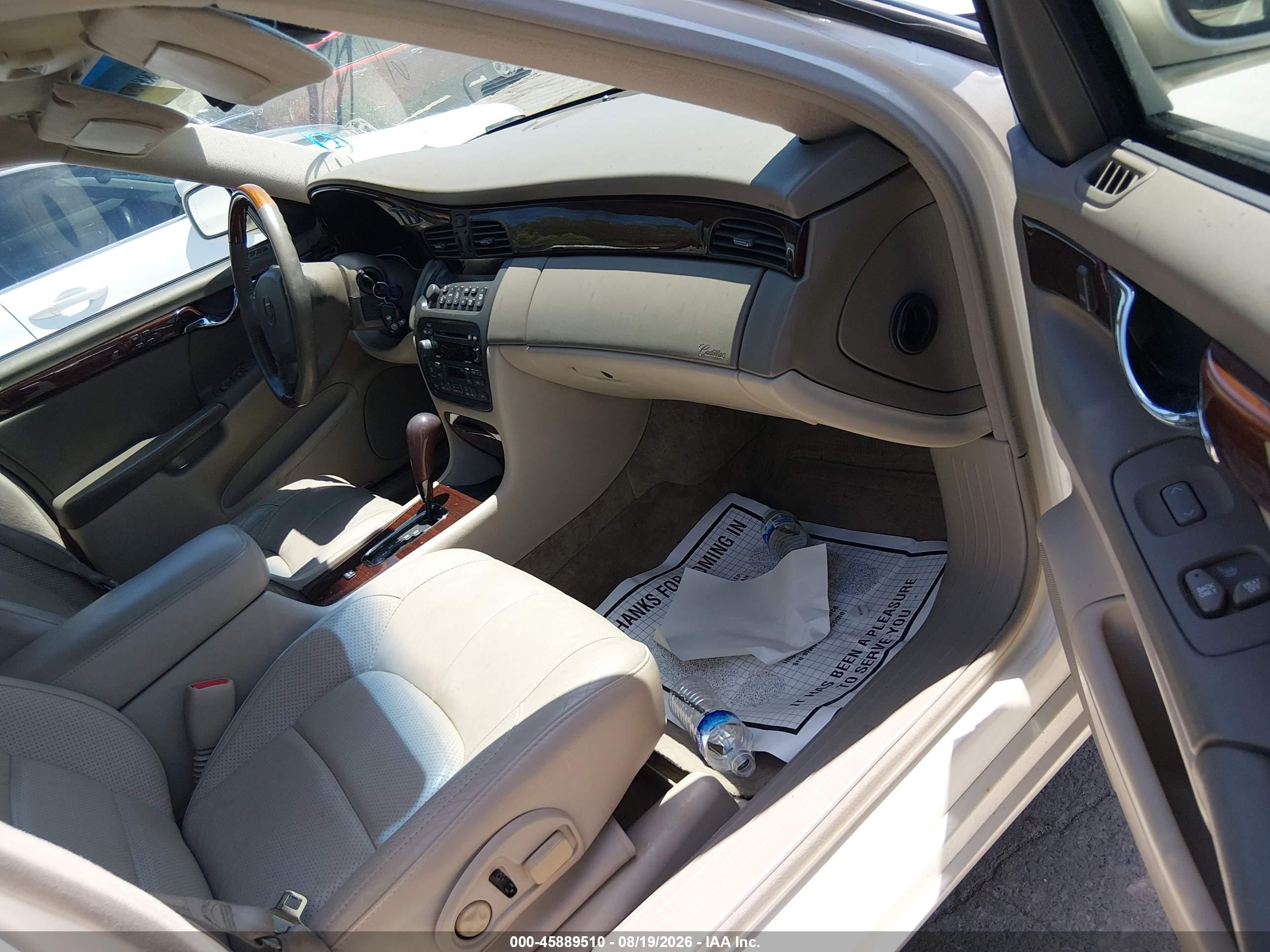 2003 Cadillac Deville Dts Кремовый vin: 1G6KF57953U145351