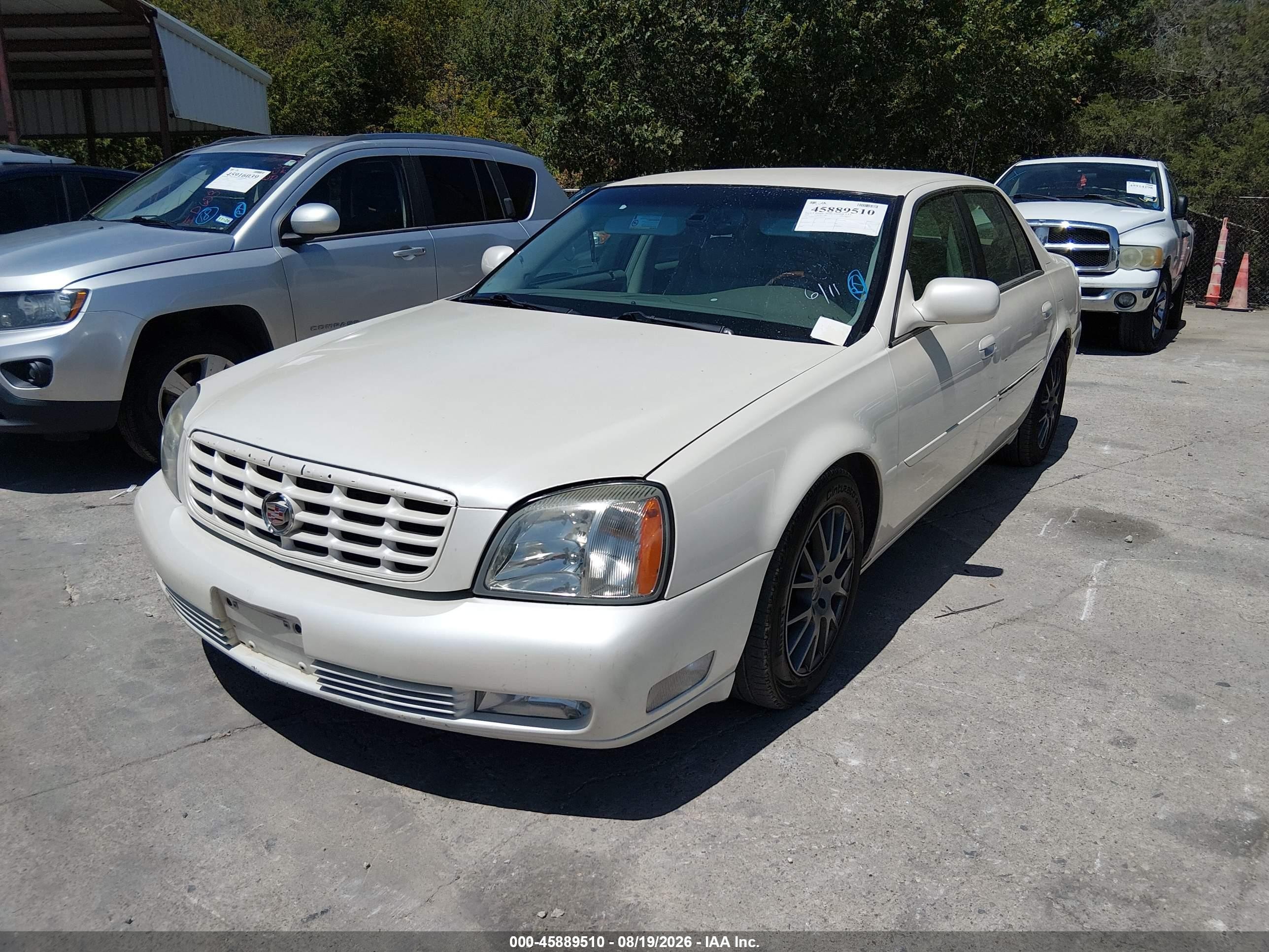 2003 Cadillac Deville Dts Кремовый vin: 1G6KF57953U145351