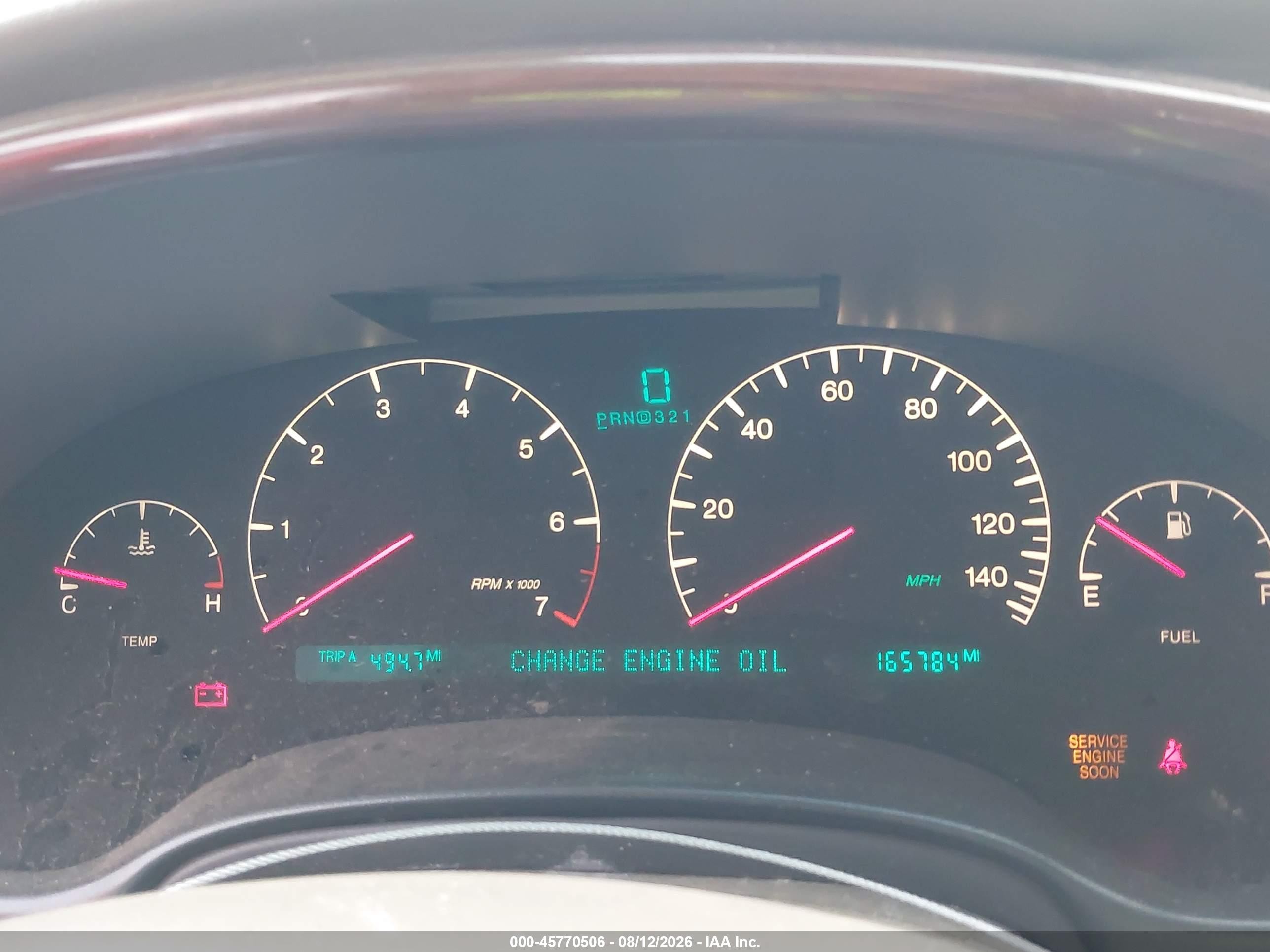 2003 Cadillac Deville Dts Red vin: 1G6KF57963U263022