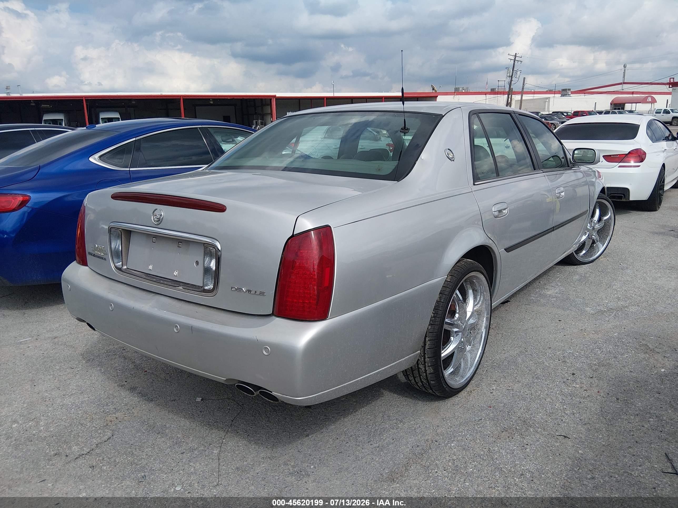 2001 Cadillac Deville Dts Gray vin: 1G6KF57971U245013