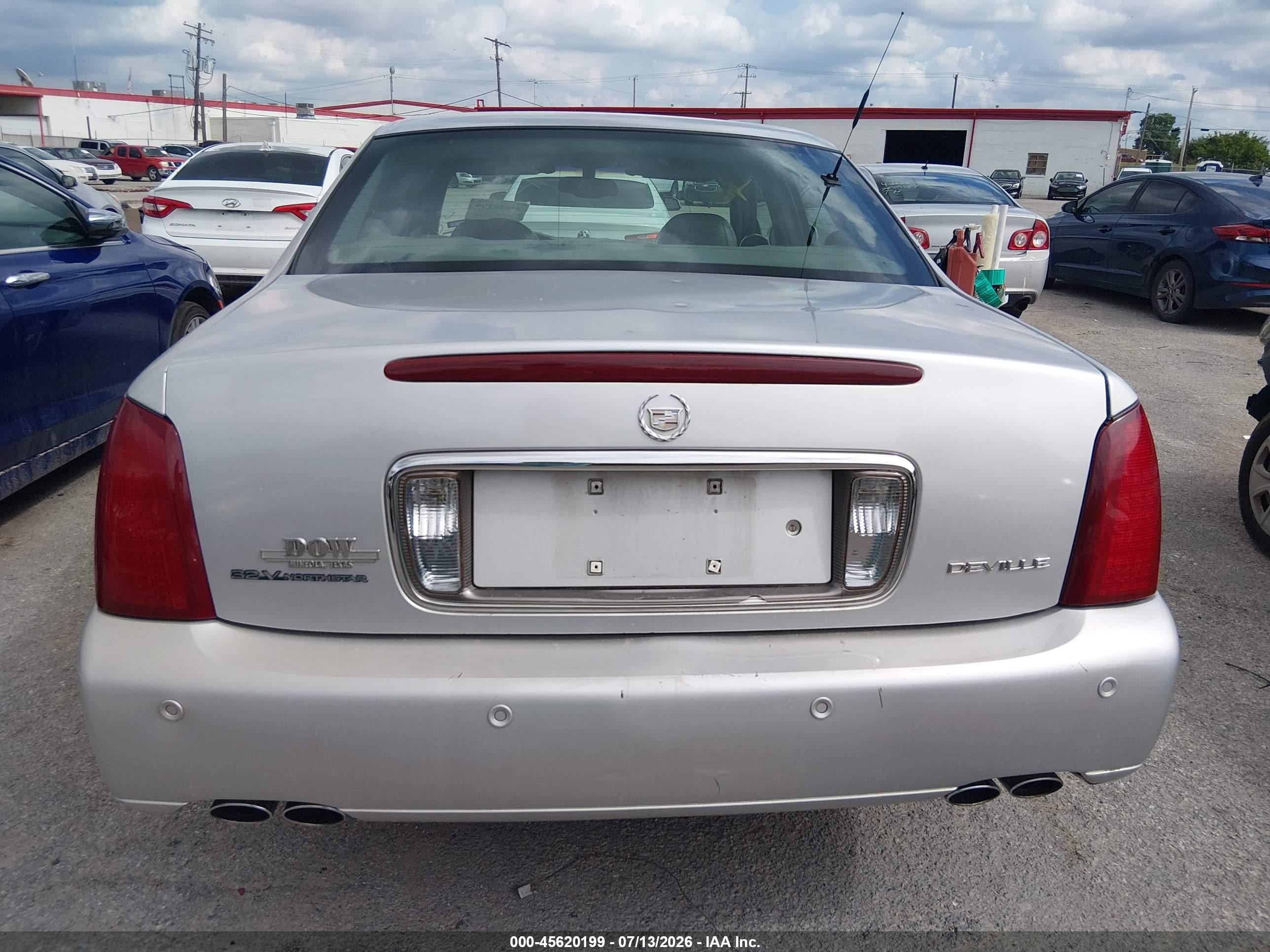 2001 Cadillac Deville Dts Gray vin: 1G6KF57971U245013