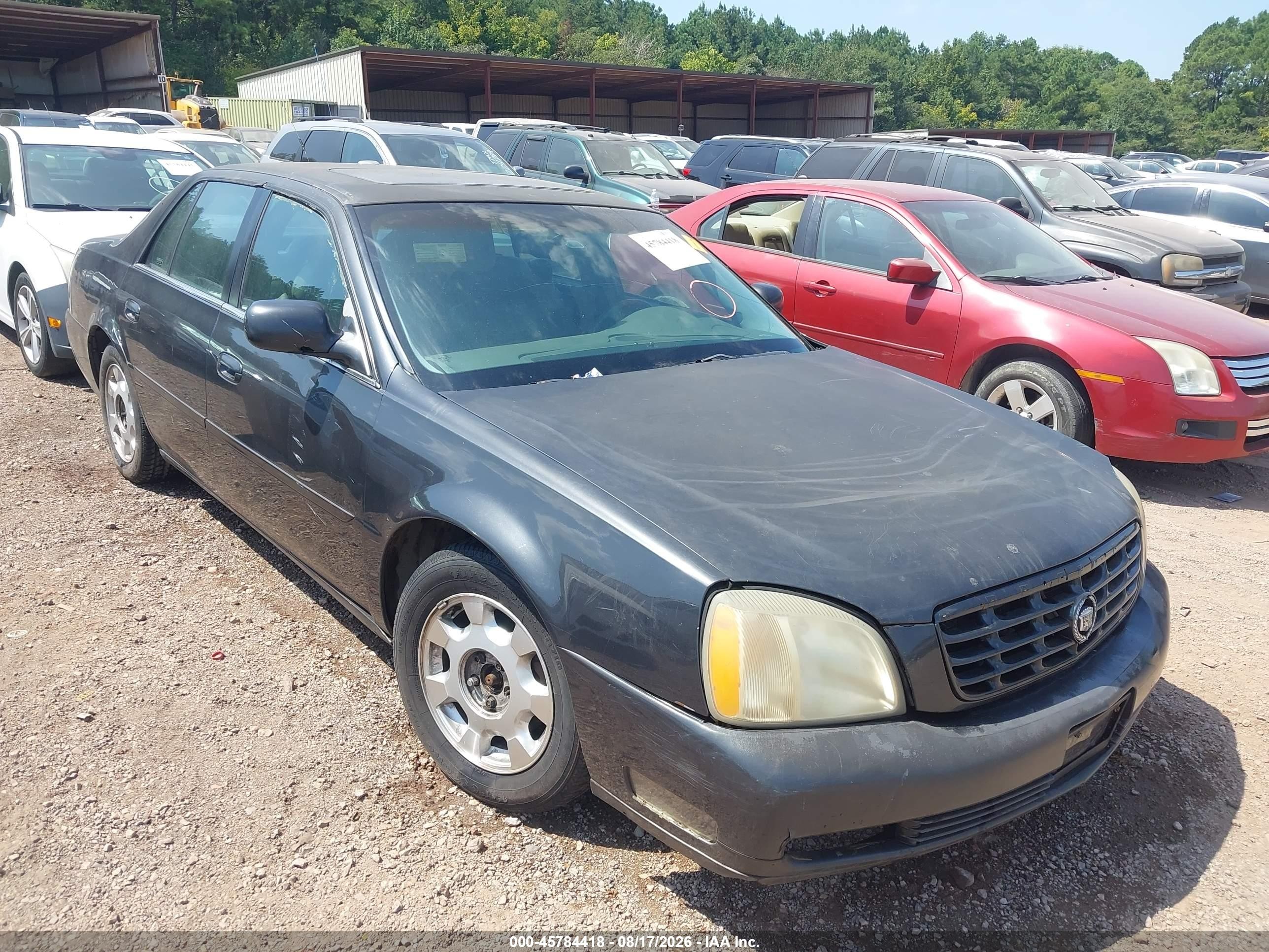 2001 Cadillac Deville Dts Black vin: 1G6KF57971U259493