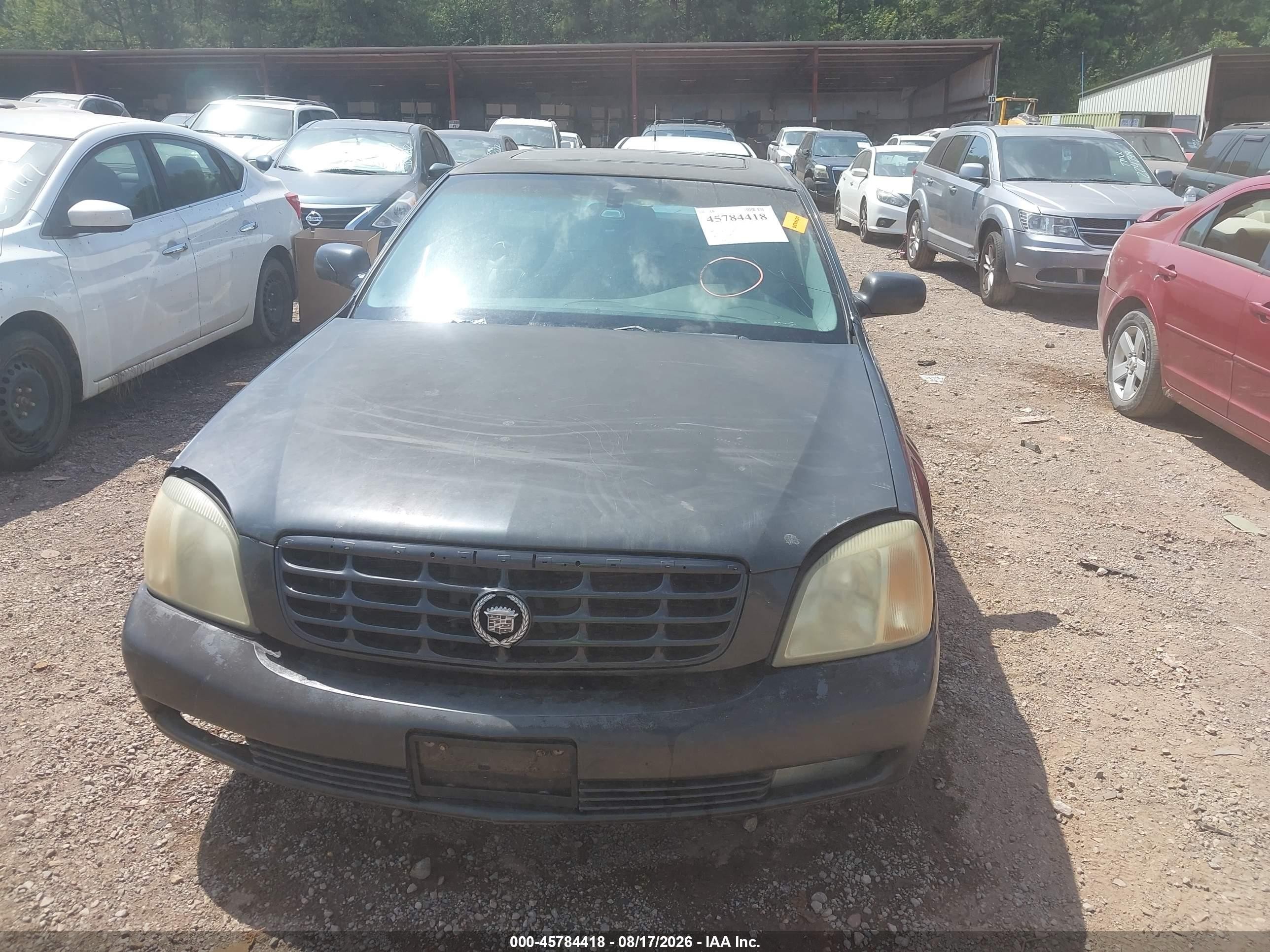 2001 Cadillac Deville Dts Черный vin: 1G6KF57971U259493